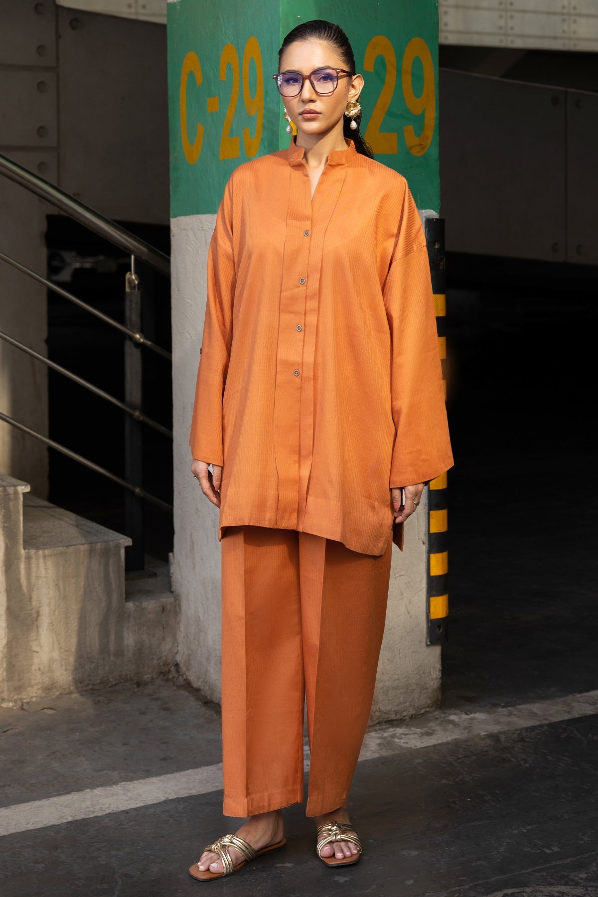 2-PC Printed Cotton Suit CPG-5-01