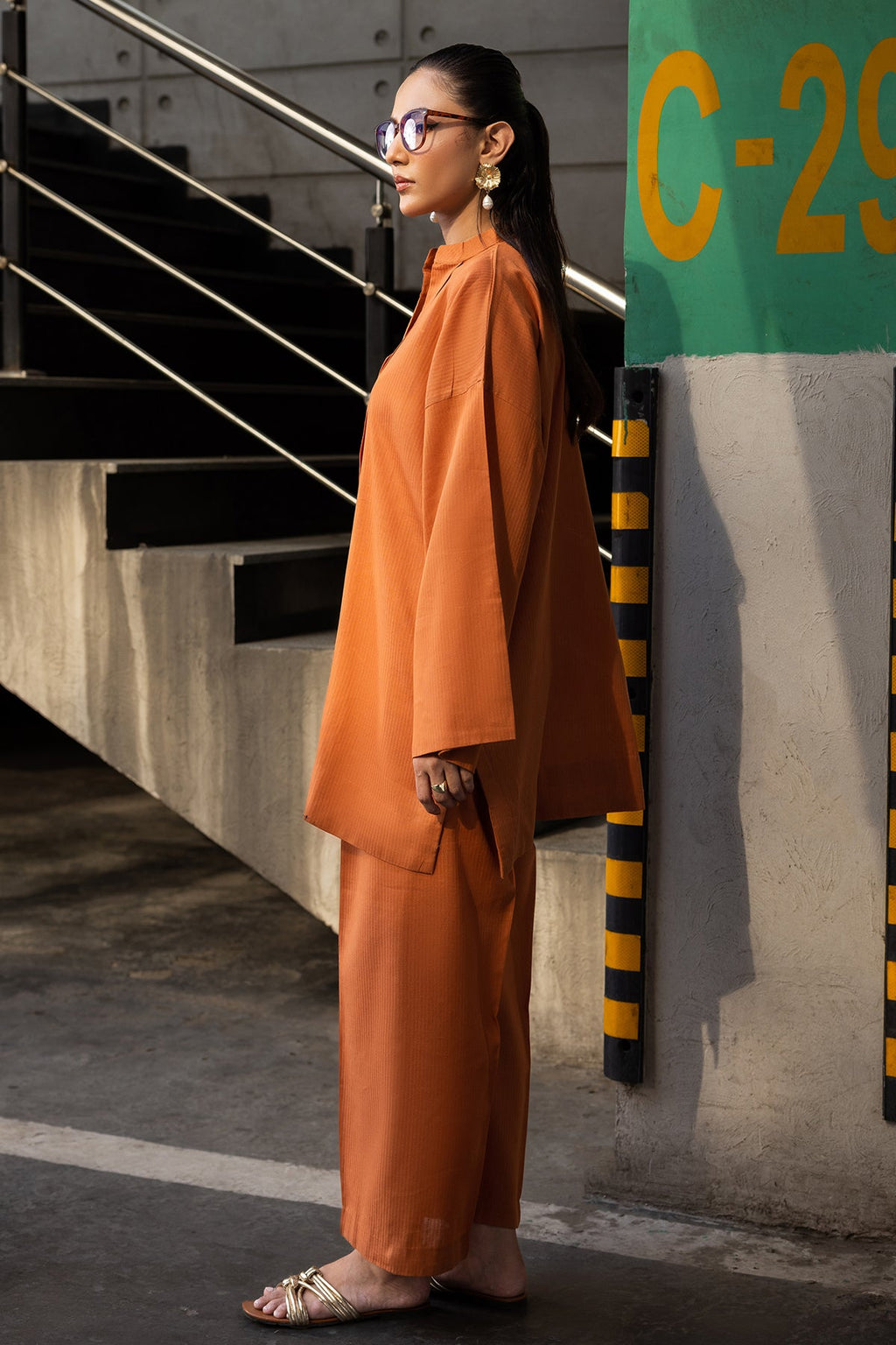 2-PC Printed Cotton Suit CPG-5-01