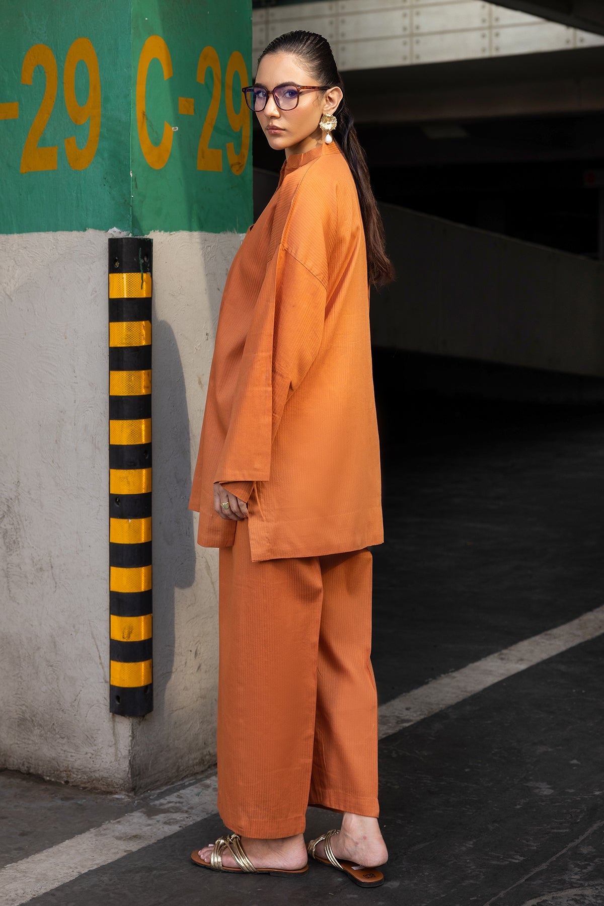 2-PC Printed Cotton Suit CPG-5-01