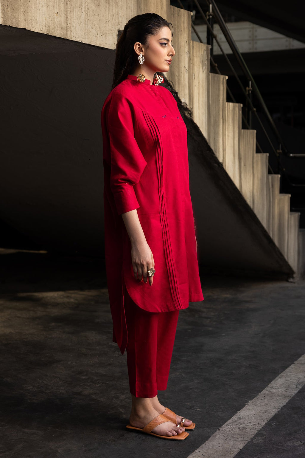 2-PC Printed Cotton Suit CPG-5-05