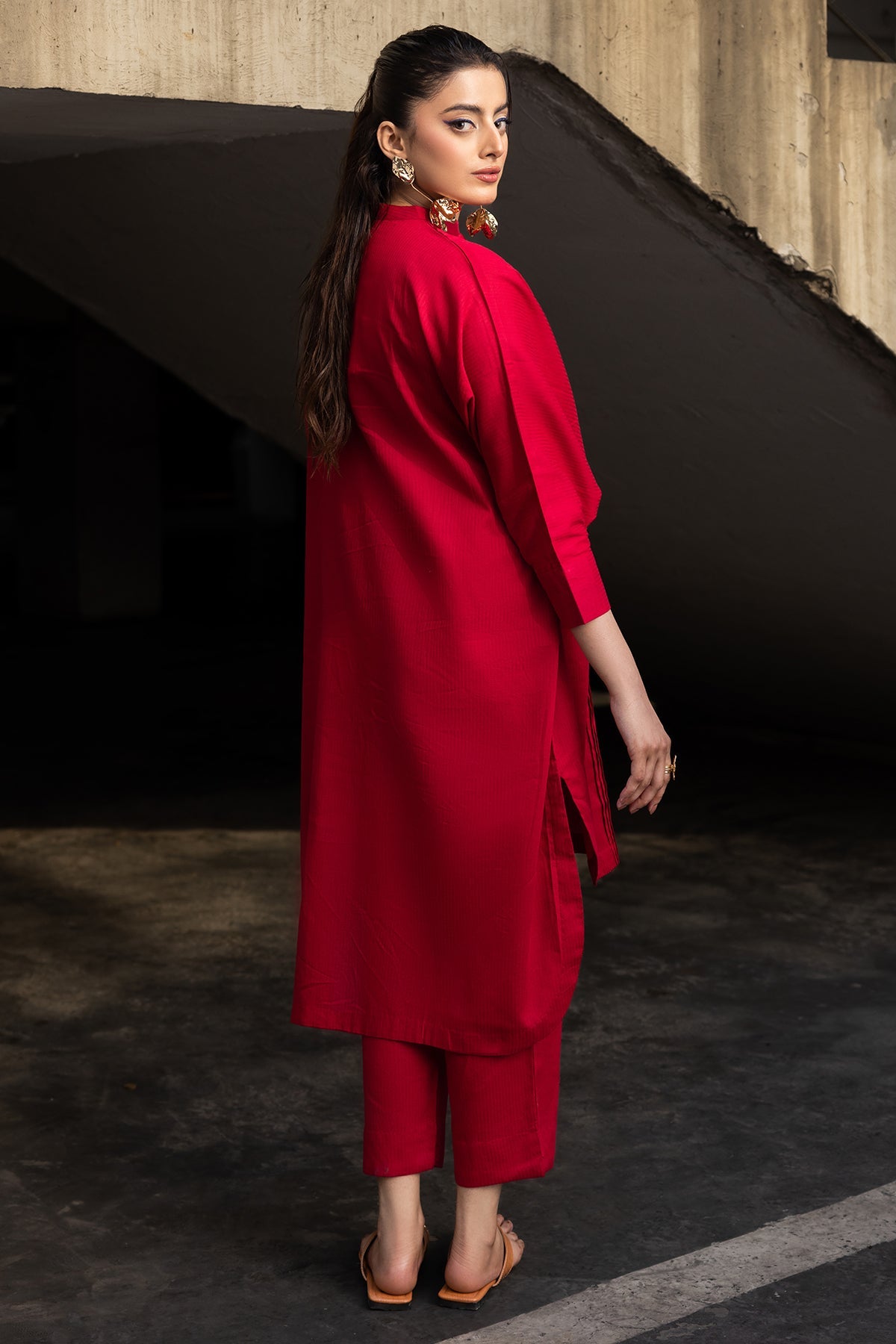 2-PC Printed Cotton Suit CPG-5-05