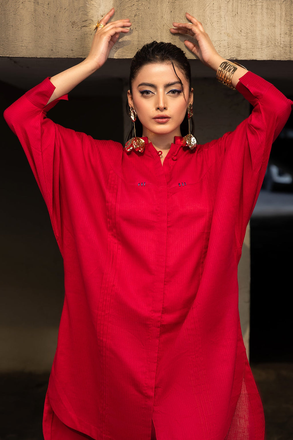 2-PC Printed Cotton Suit CPG-5-05