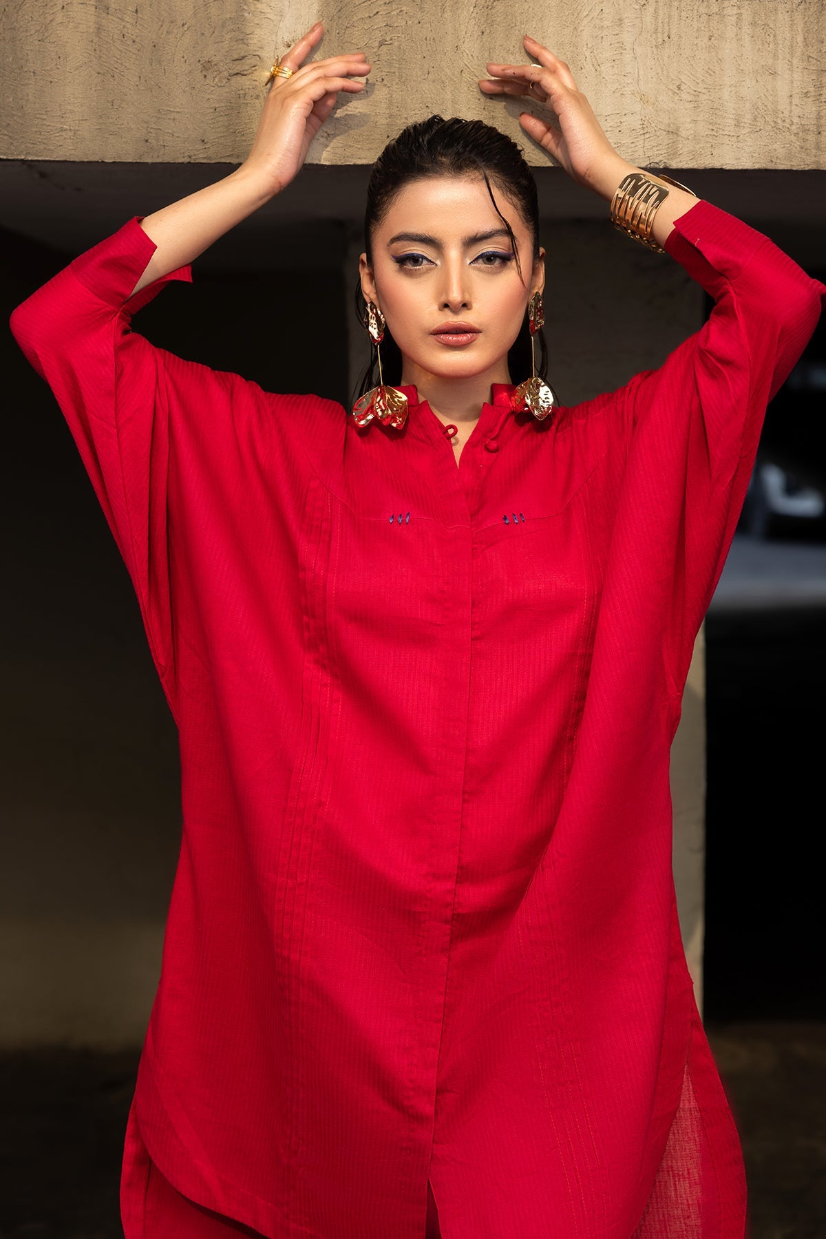 2-PC Printed Cotton Suit CPG-5-05