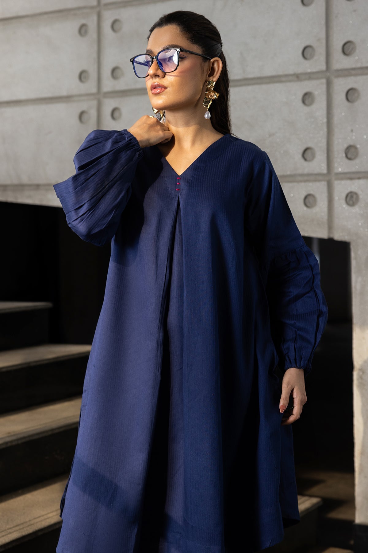 2-PC Printed Cotton Suit CPG-5-02