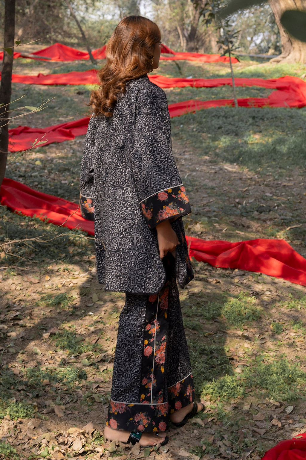 2-PC Printed Cotton Suit CPM-5-02