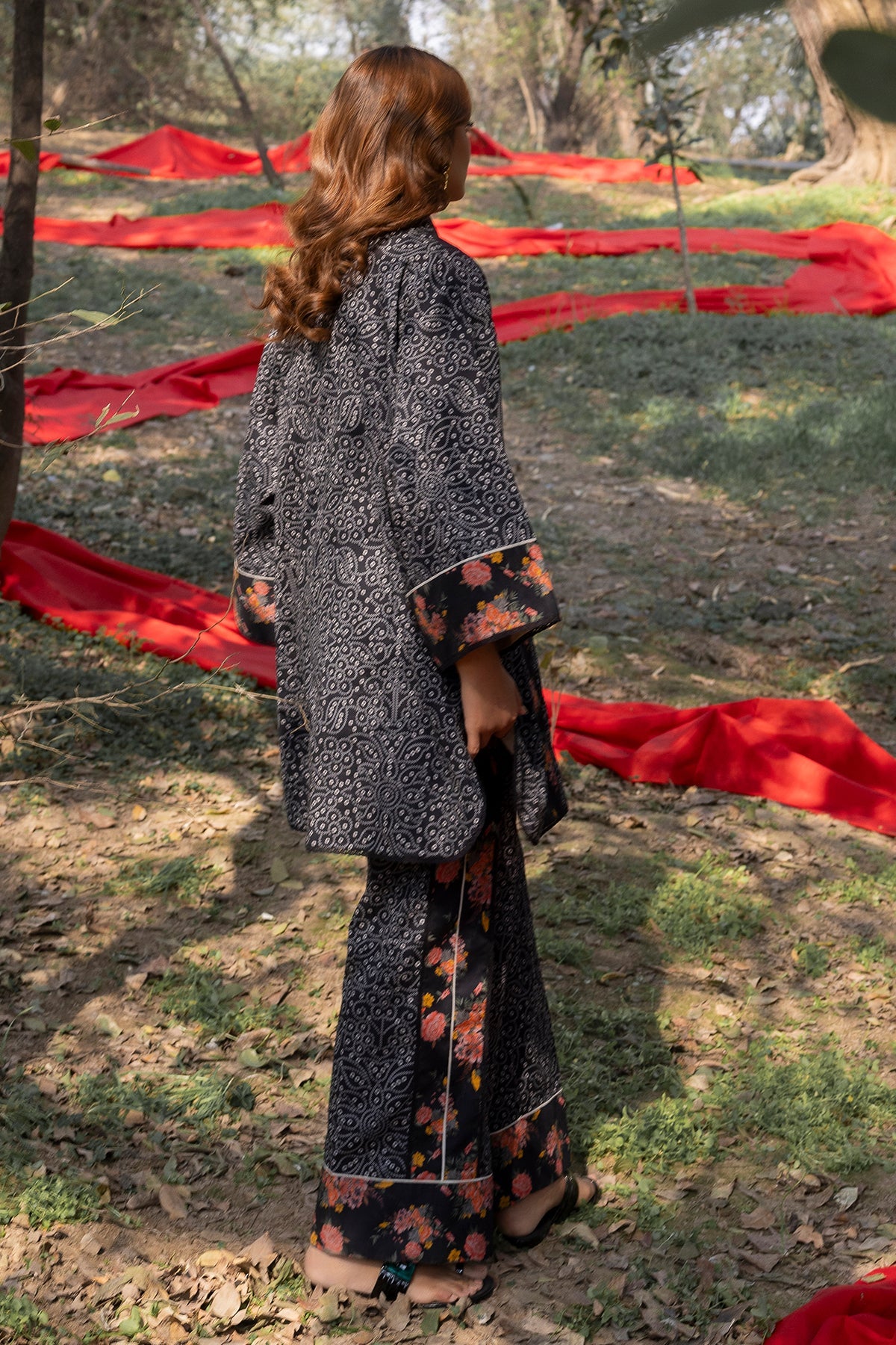 2-PC Printed Cotton Suit CPM-5-02