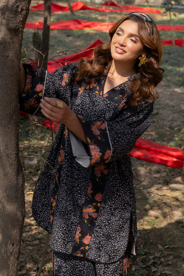 2-PC Printed Cotton Suit CPM-5-02