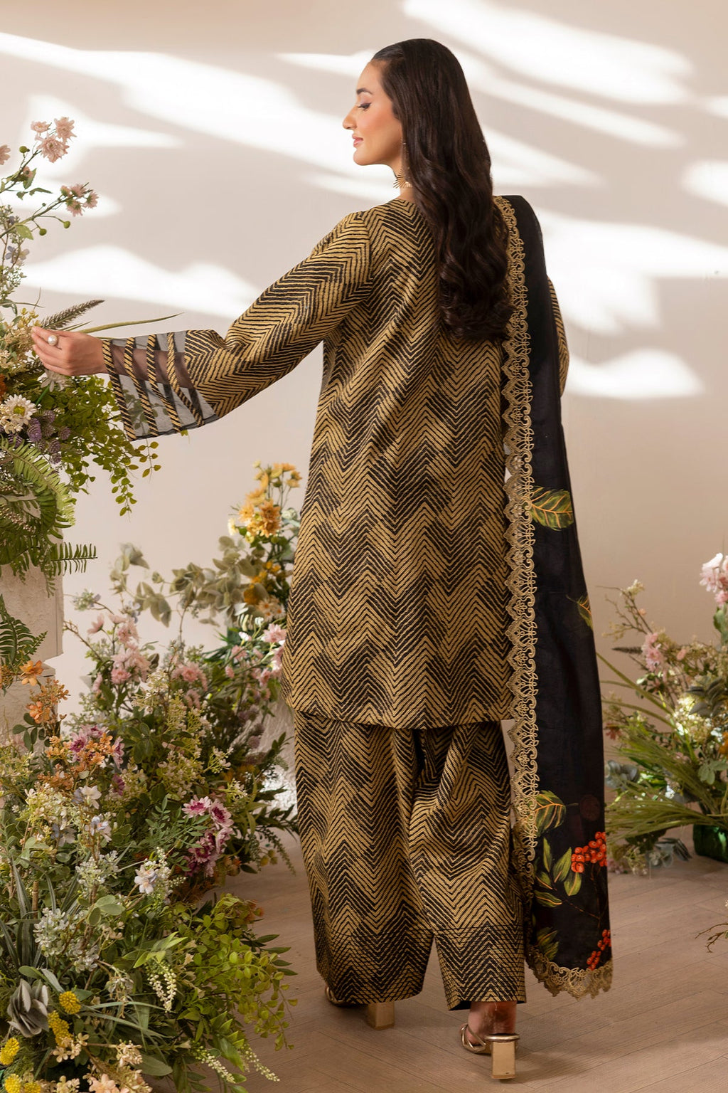 3-PC Unstitched Embroidered Lawn Collection CB5-01