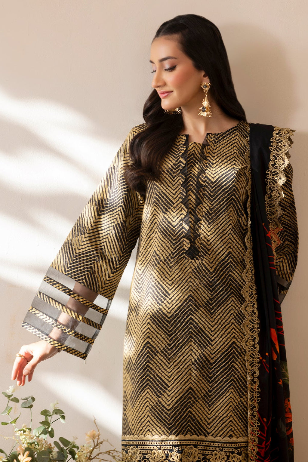 3-PC Unstitched Embroidered Lawn Collection CB5-01