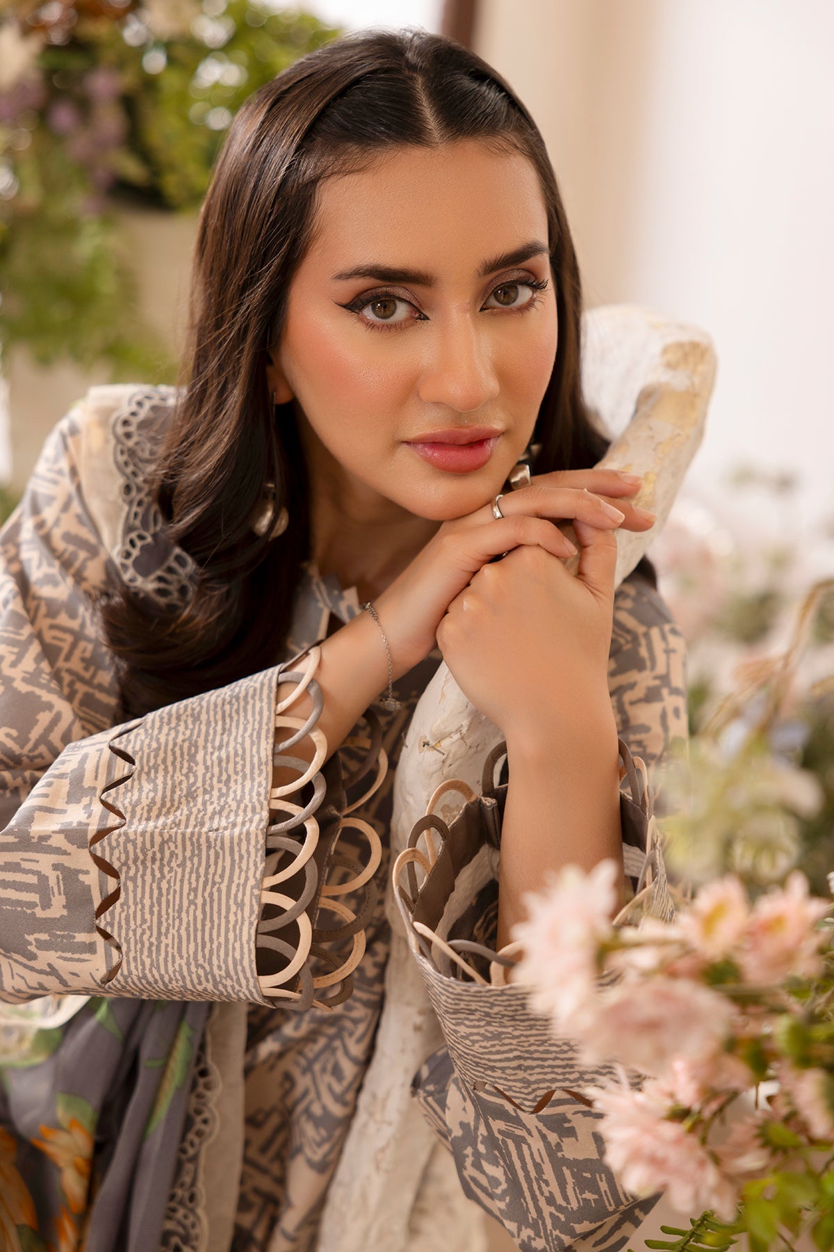 3-PC Unstitched Embroidered Lawn Collection CB5-07