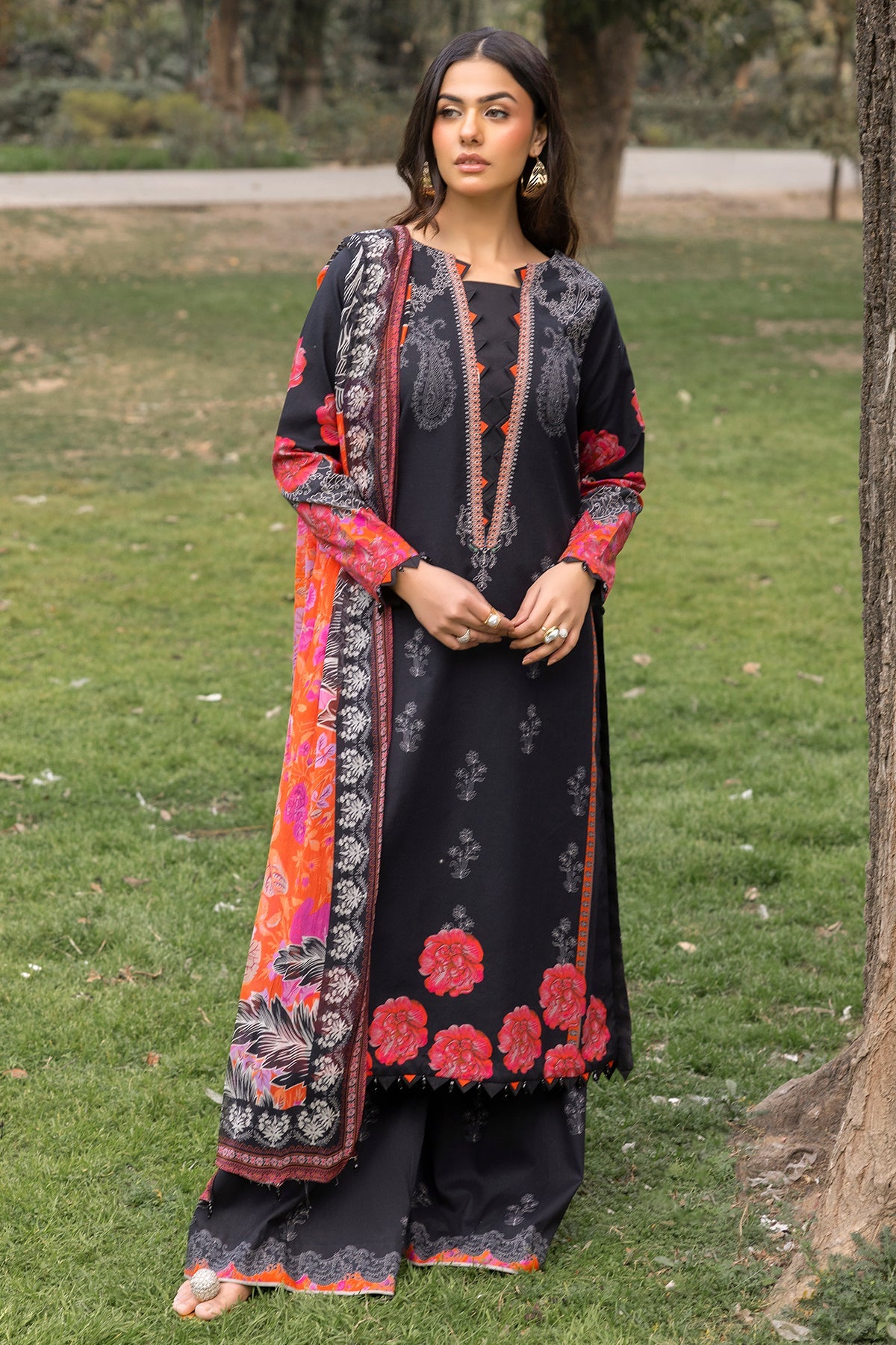 3-PC Unstitched Printed Lawn Collection CP5-18