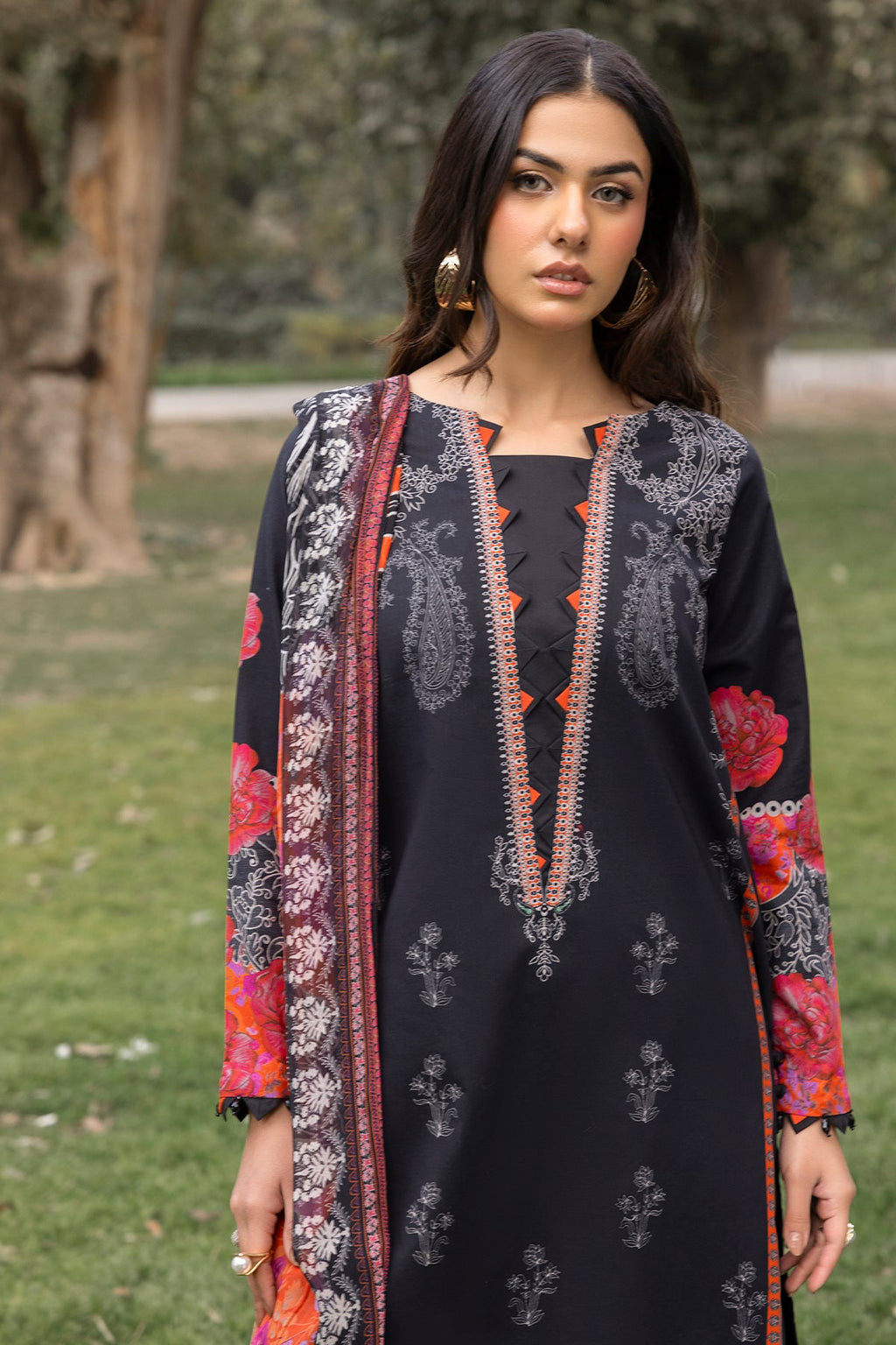 3-PC Unstitched Printed Lawn Collection CP5-18