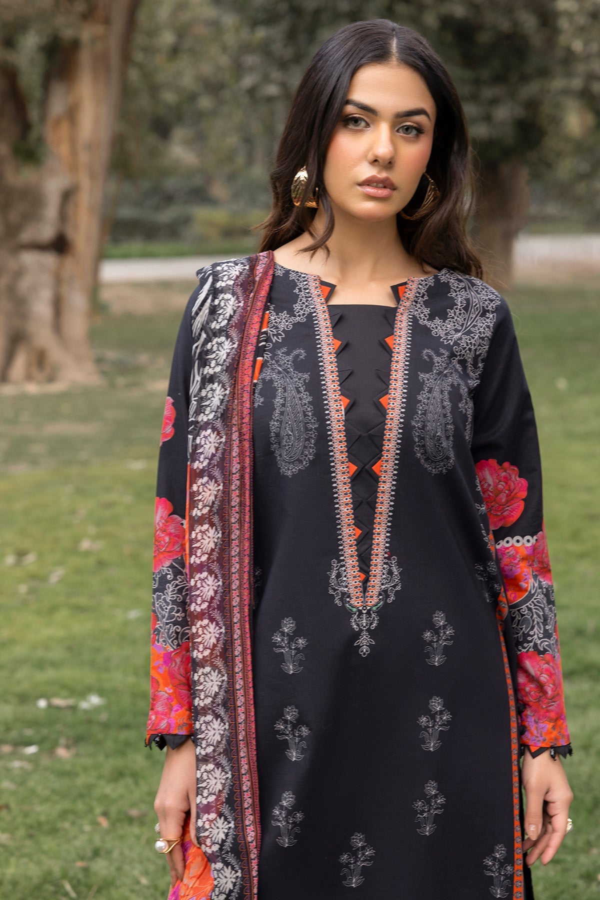 3-PC Unstitched Printed Lawn Collection CP5-18