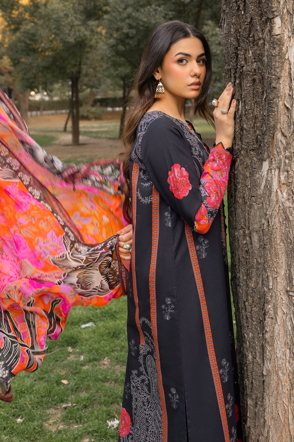 3-PC Unstitched Printed Lawn Collection CP5-18