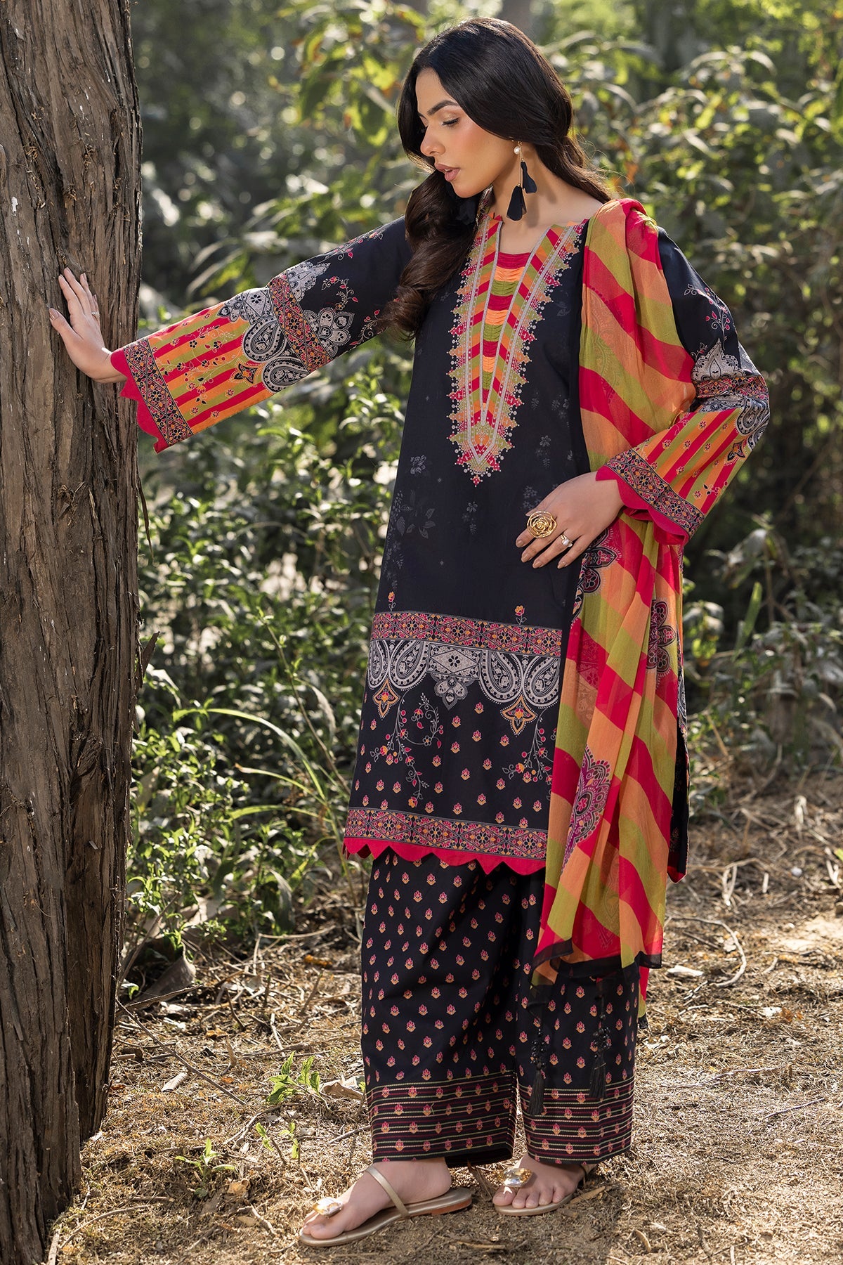 3-PC Unstitched Printed Lawn Collection CP5-11