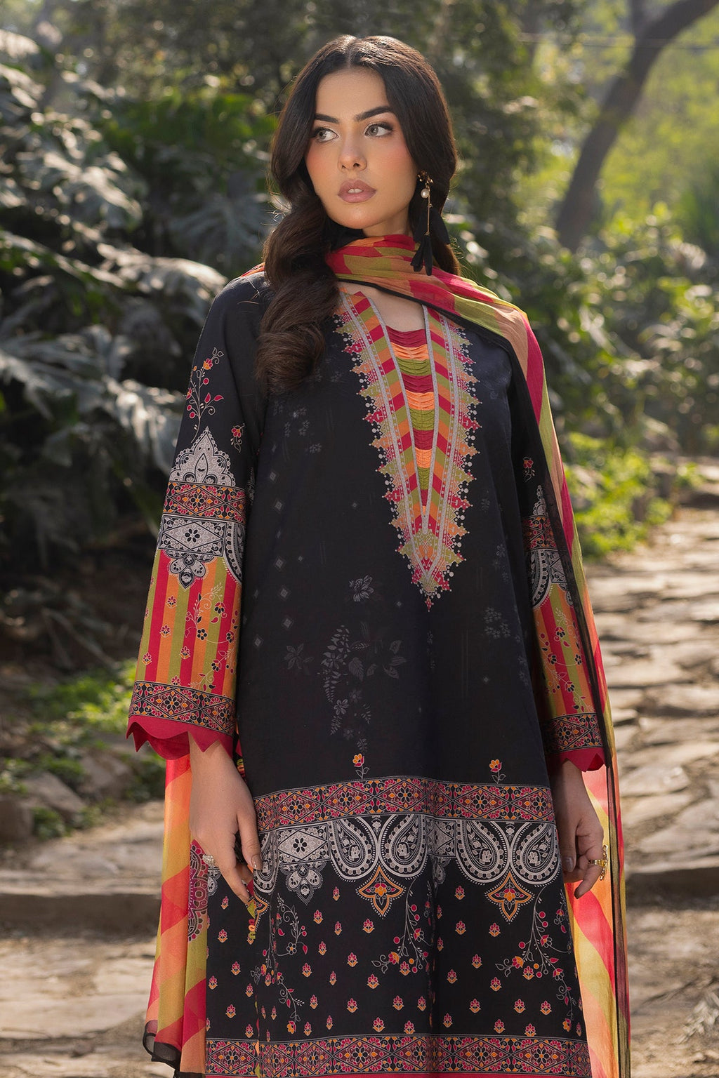 3-PC Unstitched Printed Lawn Collection CP5-11