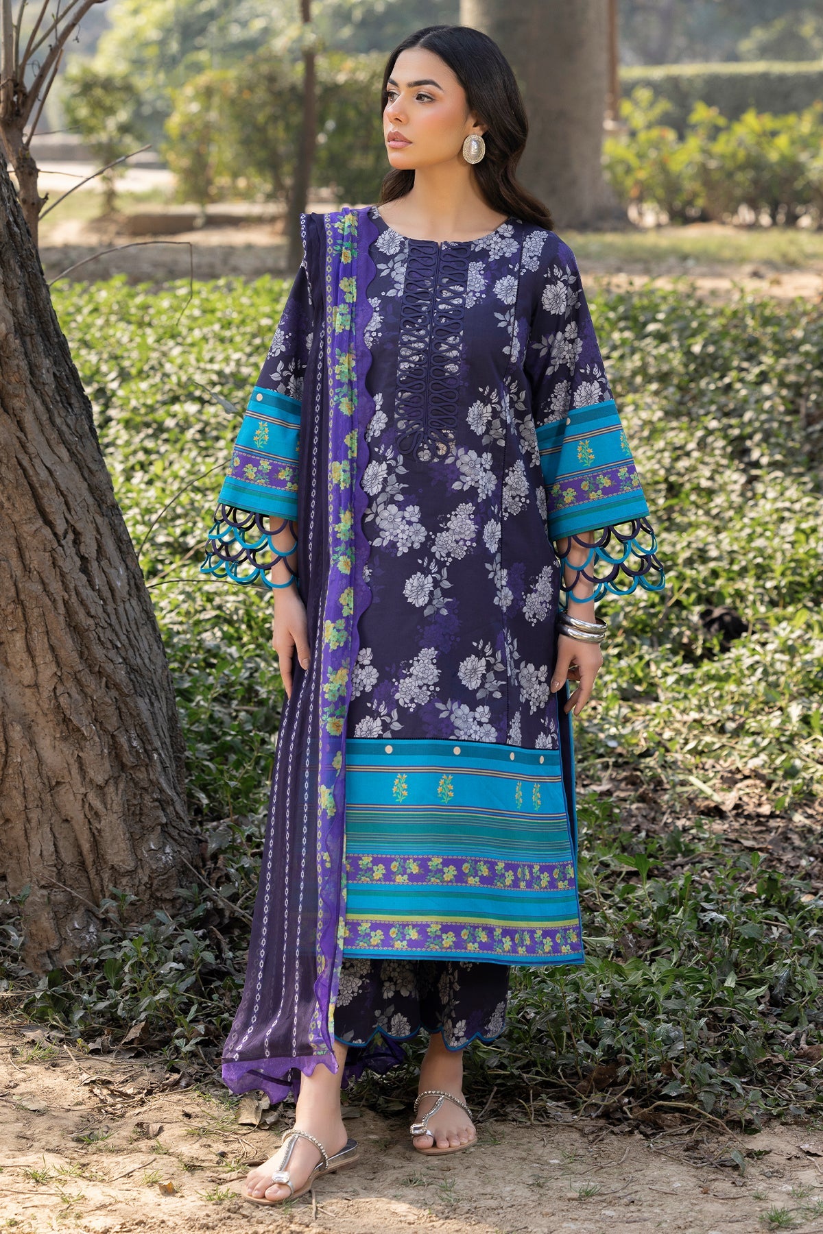 3-PC Unstitched Printed Lawn Collection CP5-15