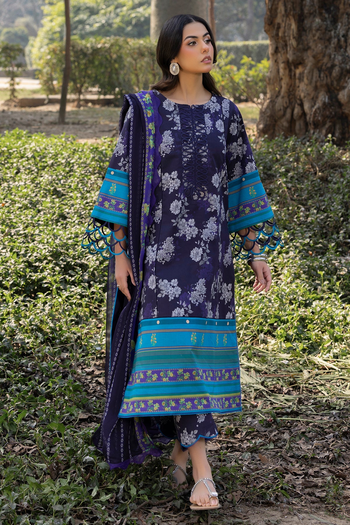 3-PC Unstitched Printed Lawn Collection CP5-15