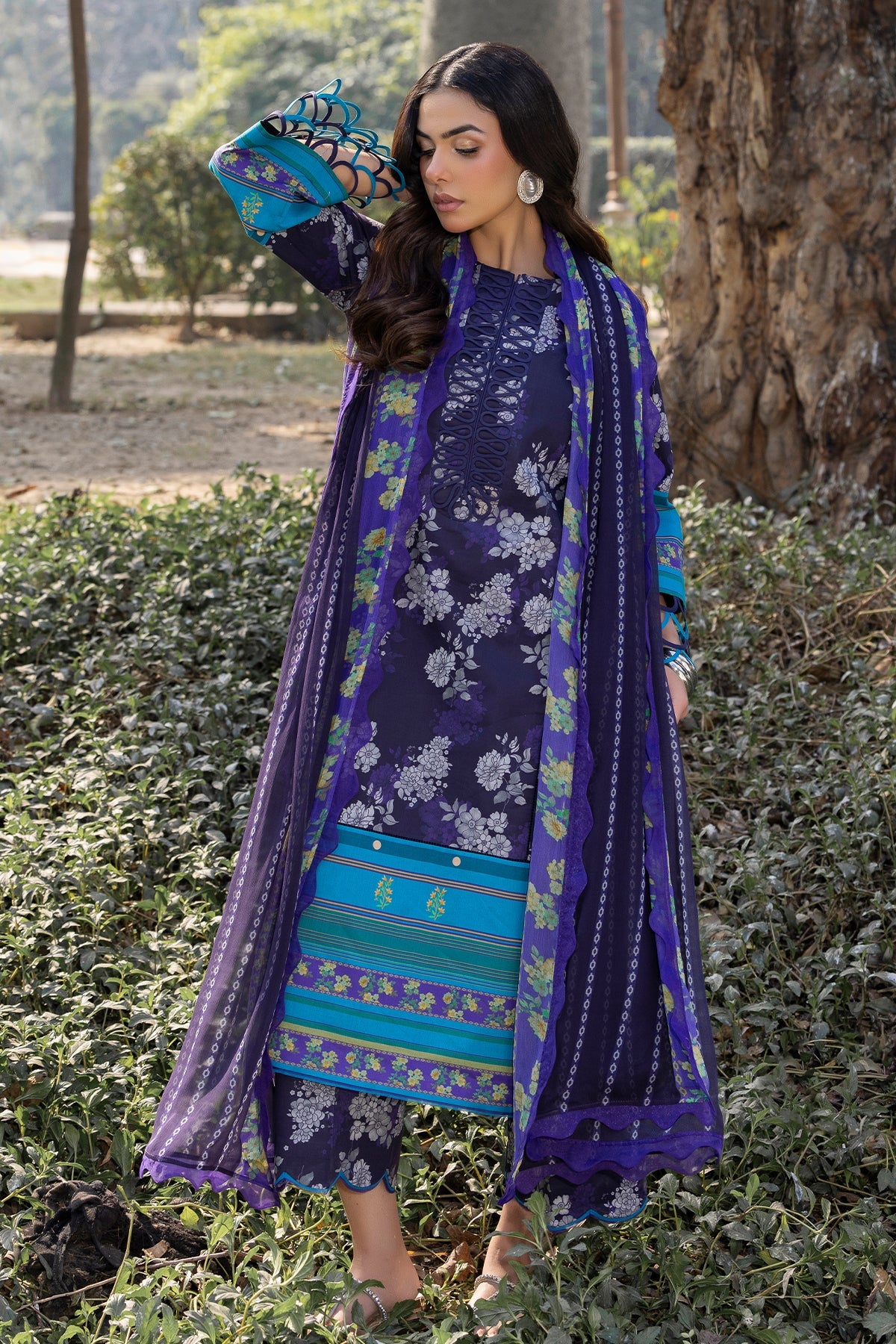 3-PC Unstitched Printed Lawn Collection CP5-15