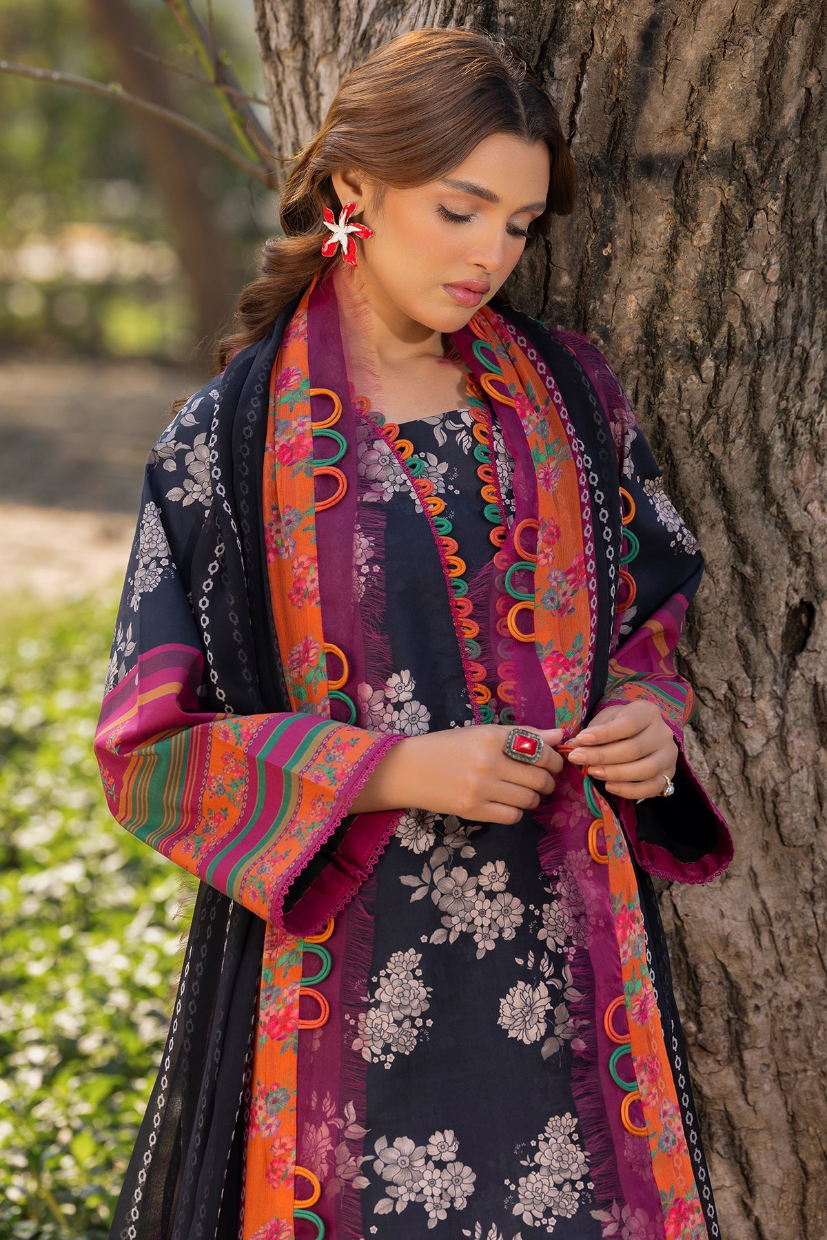 3-PC Unstitched Printed Lawn Collection CP5-14