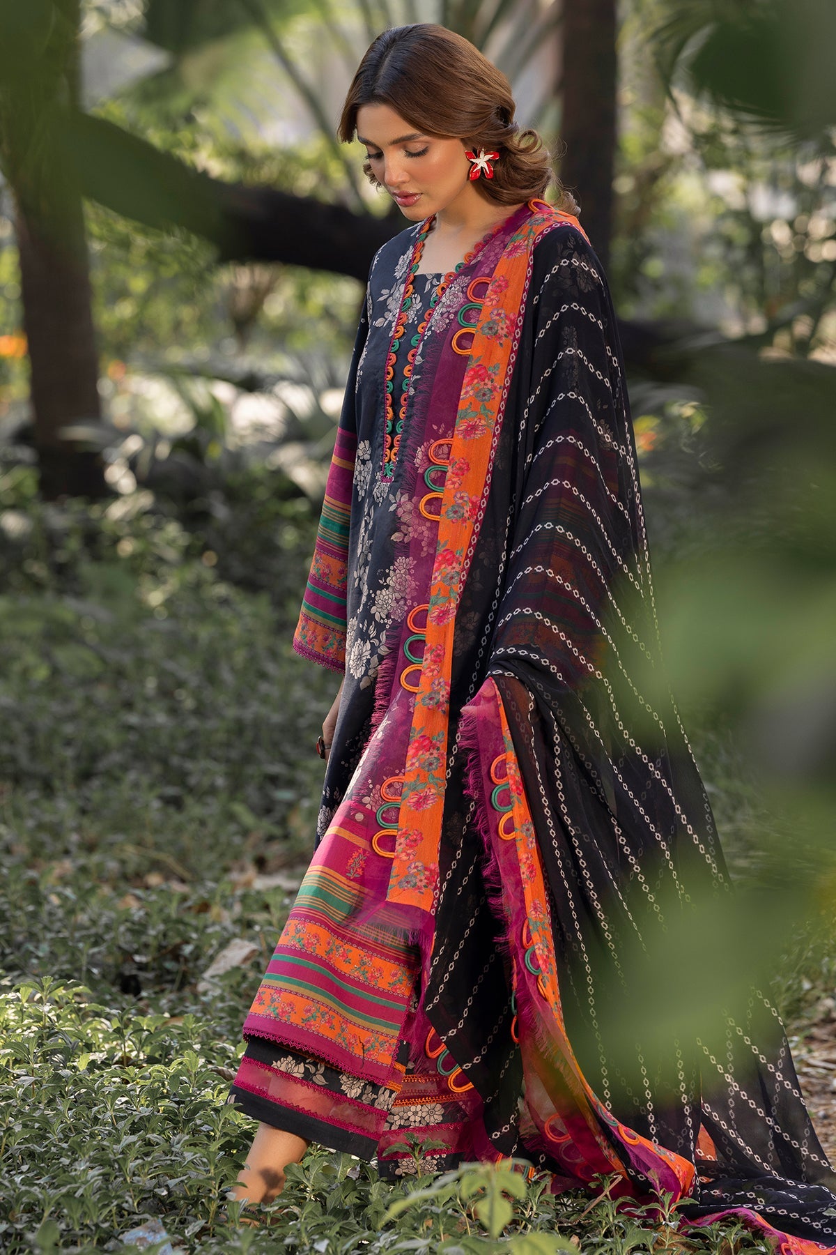 3-PC Unstitched Printed Lawn Collection CP5-14