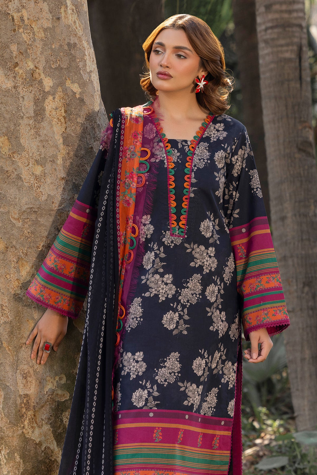 3-PC Unstitched Printed Lawn Collection CP5-14