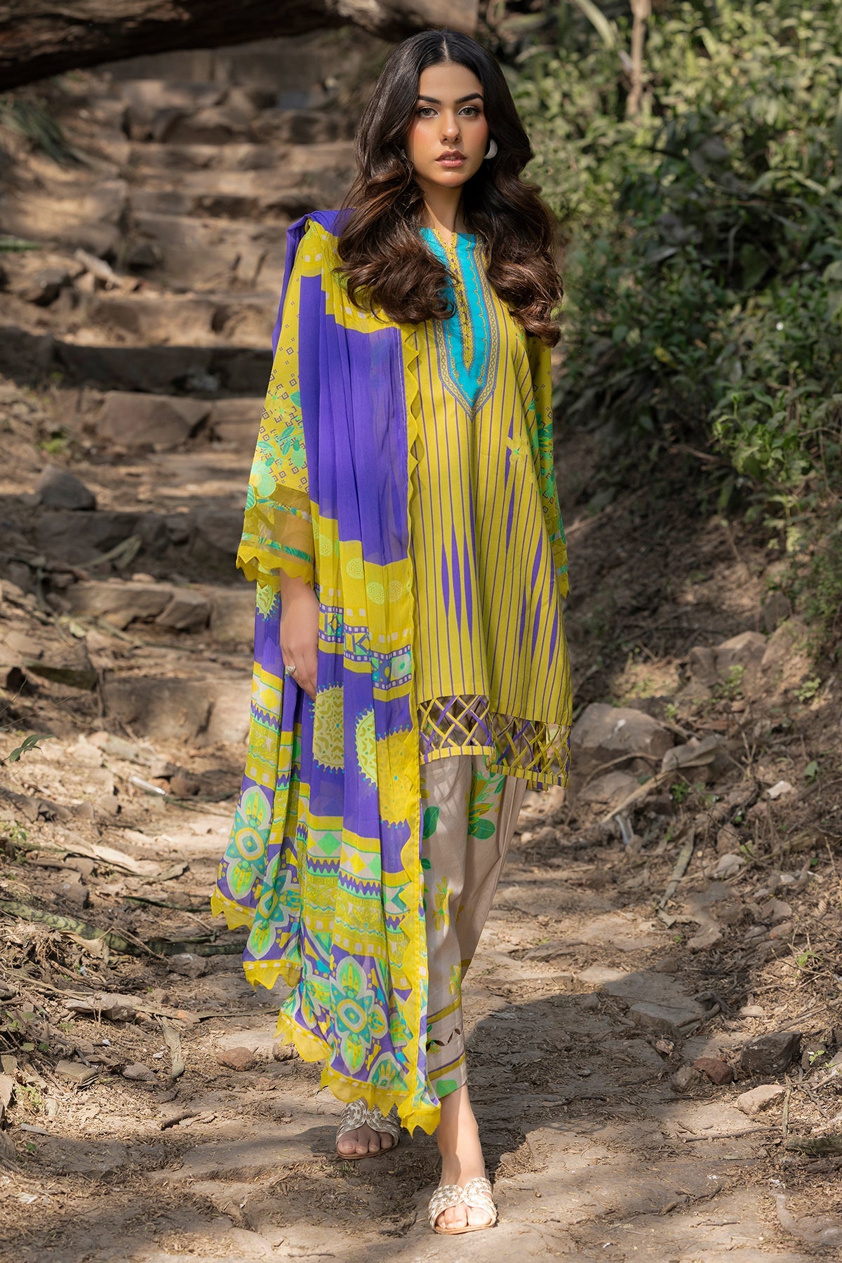 3-PC Unstitched Printed Lawn Collection CP5-16