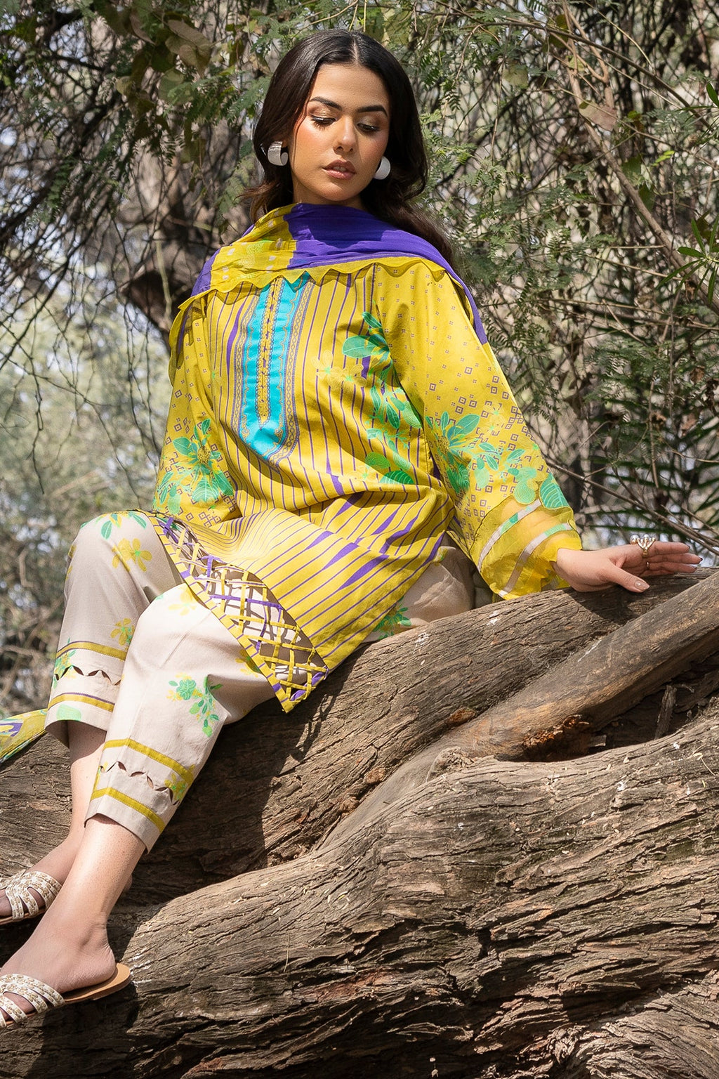 3-PC Unstitched Printed Lawn Collection CP5-16