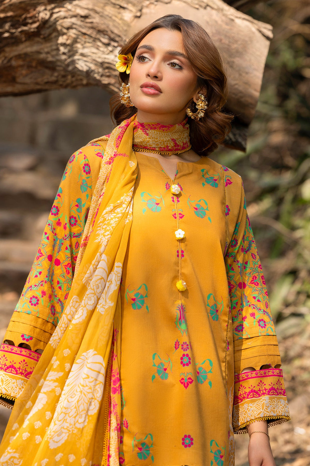 3-PC Unstitched Printed Lawn Collection CP5-13