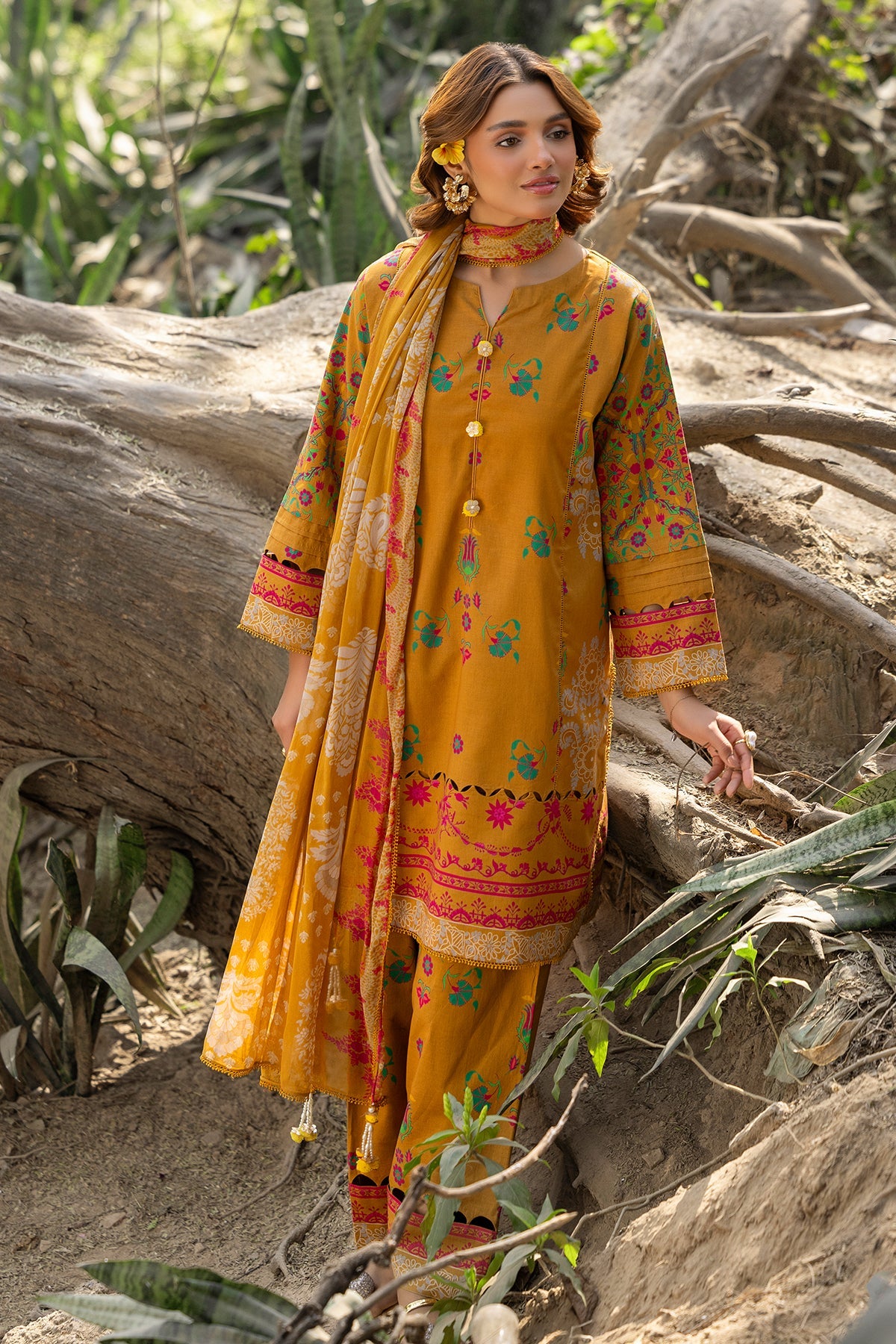 3-PC Unstitched Printed Lawn Collection CP5-13