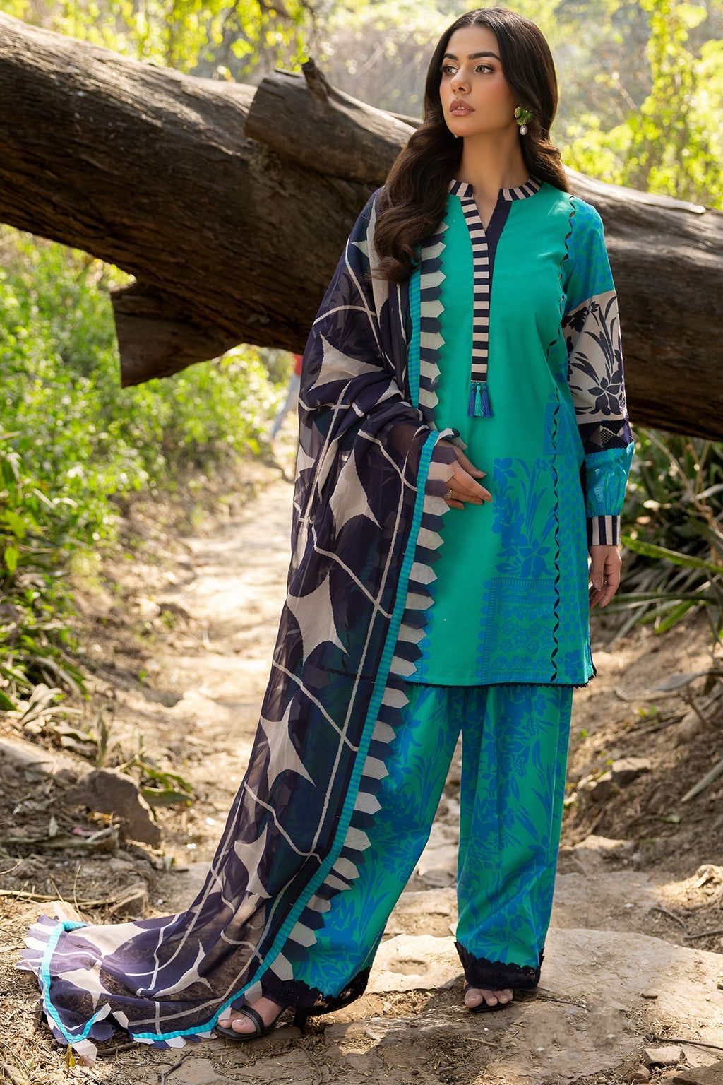 3-PC Unstitched Printed Lawn Collection CP5-17