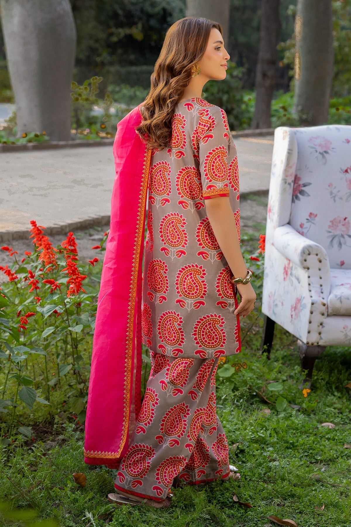 3-PC Printed Lawn Suit CPM-5-06