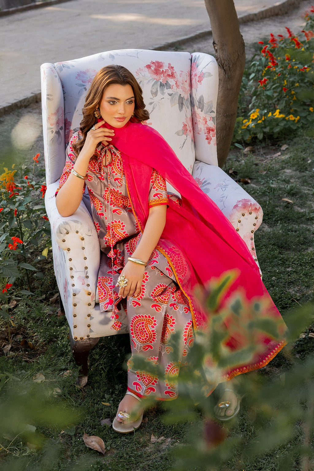 3-PC Printed Lawn Suit CPM-5-06