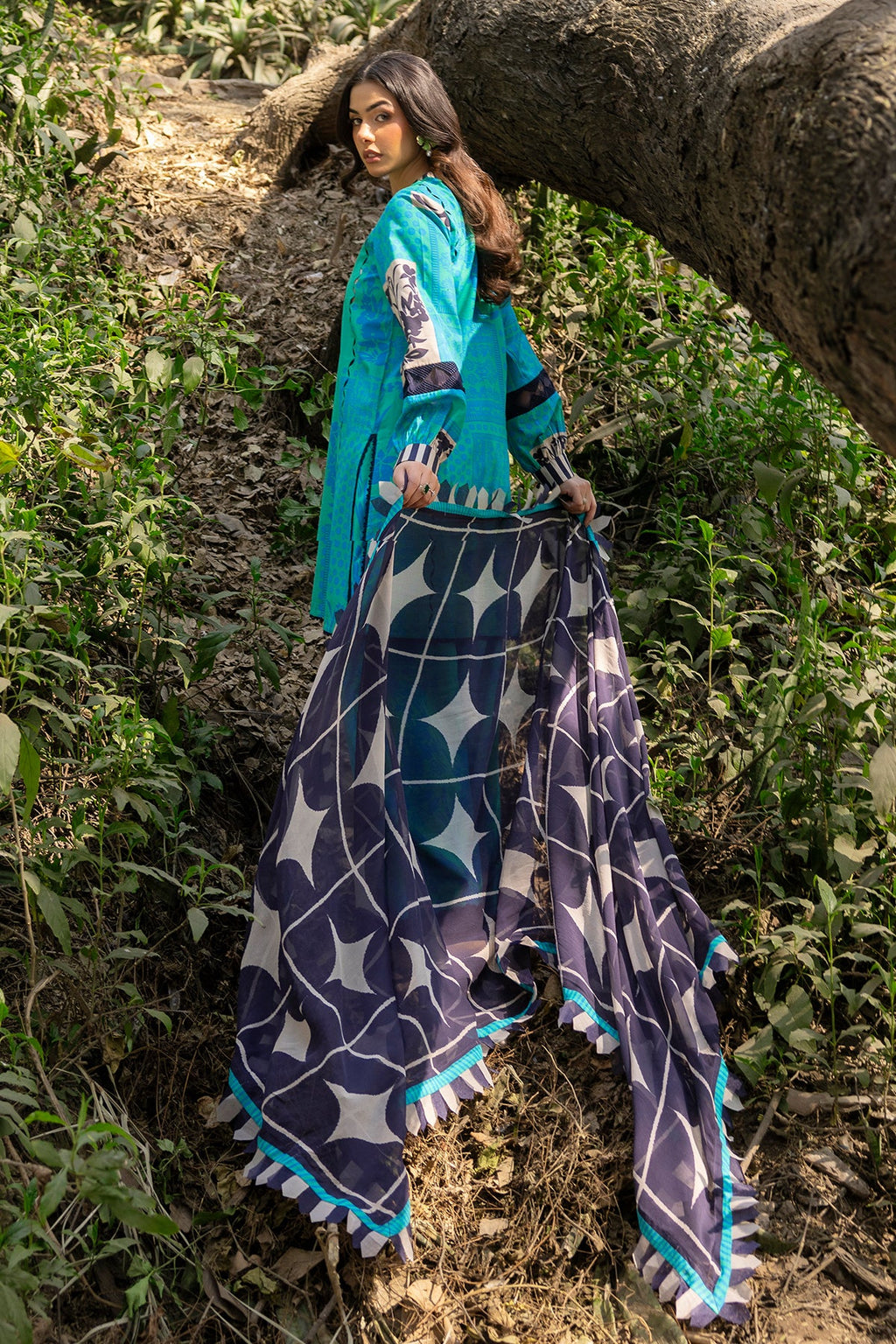 3-PC Unstitched Printed Lawn Collection CP5-17