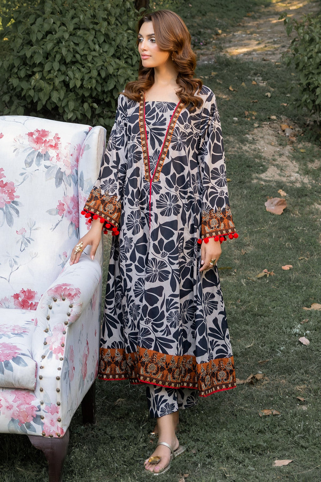 2-PC Embroidered Lawn Suit CNP-5-012