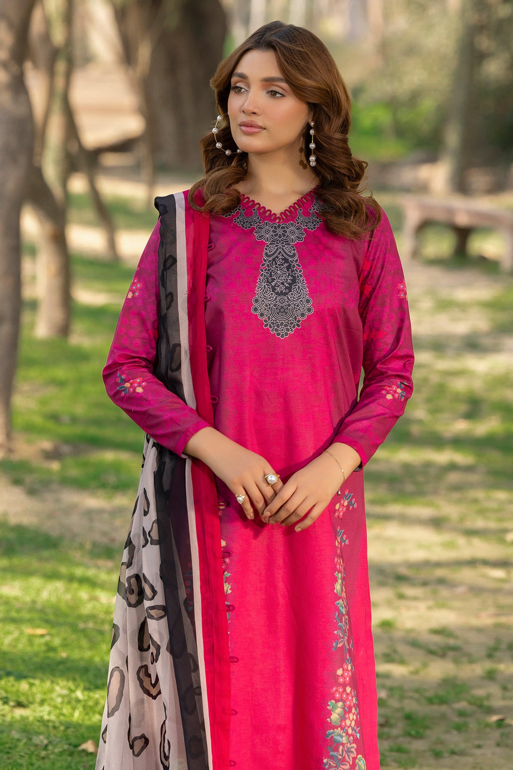 3-PC Unstitched Printed Lawn Collection CP5-12