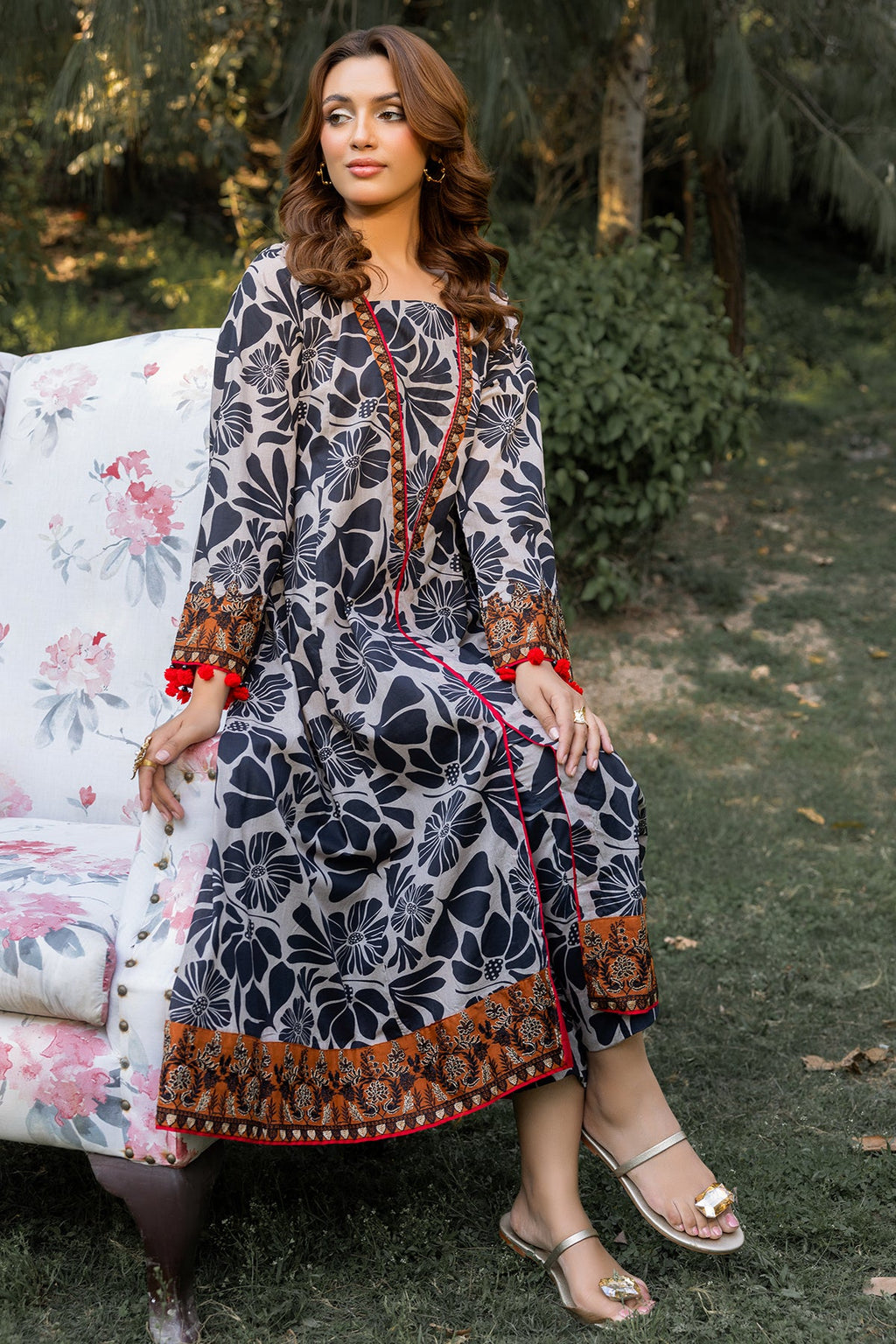 2-PC Embroidered Lawn Suit CNP-5-012