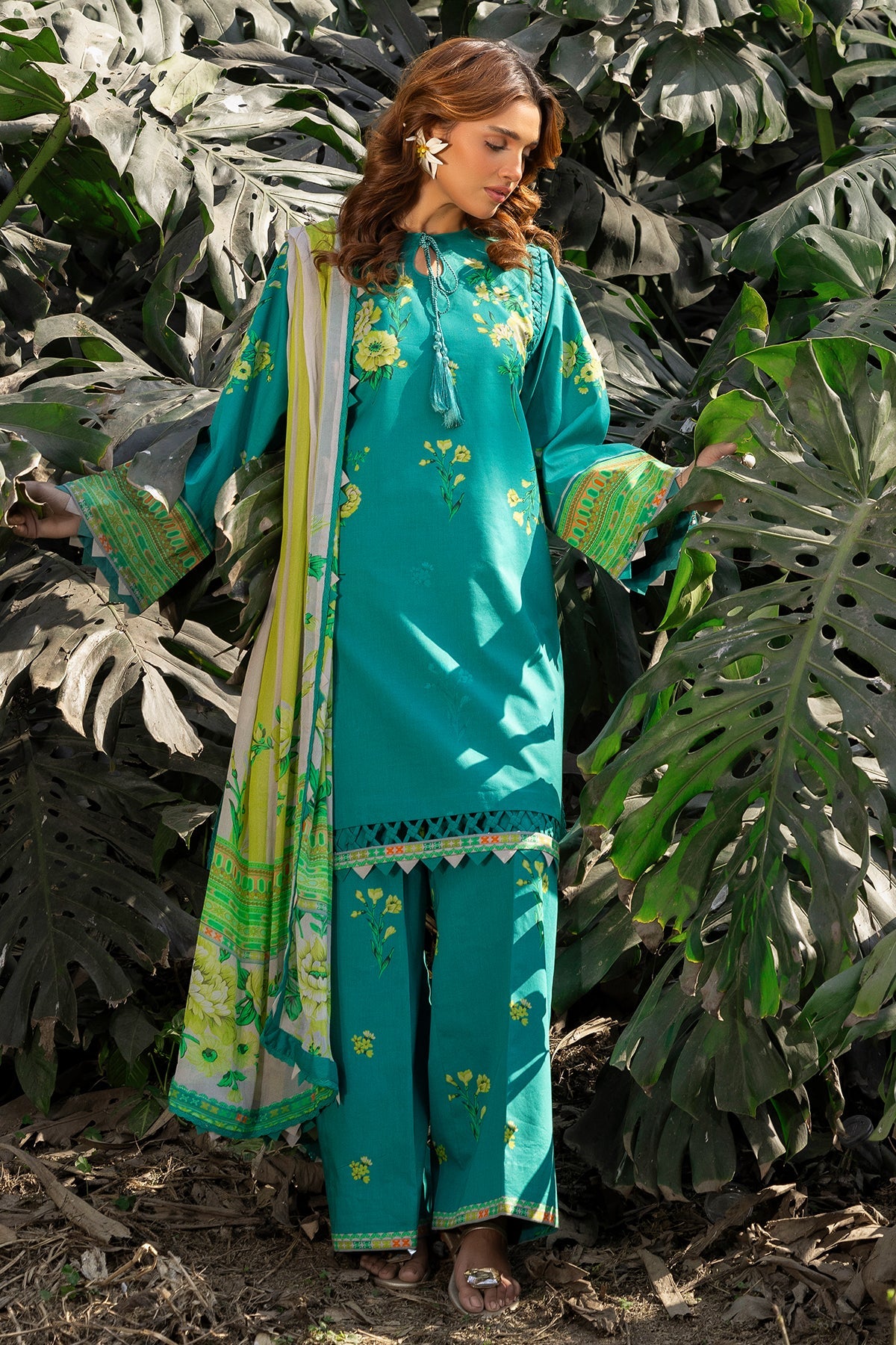 3-PC Unstitched Printed Lawn Collection CP5-21