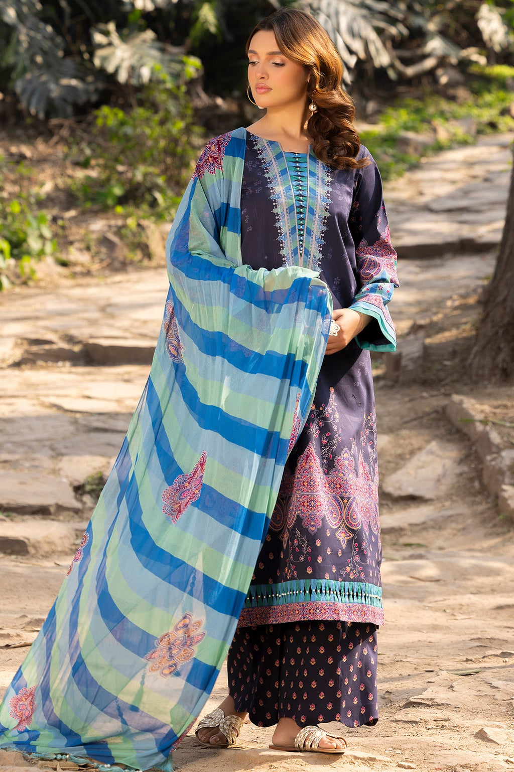 3-PC Unstitched Printed Lawn Collection CP5-20