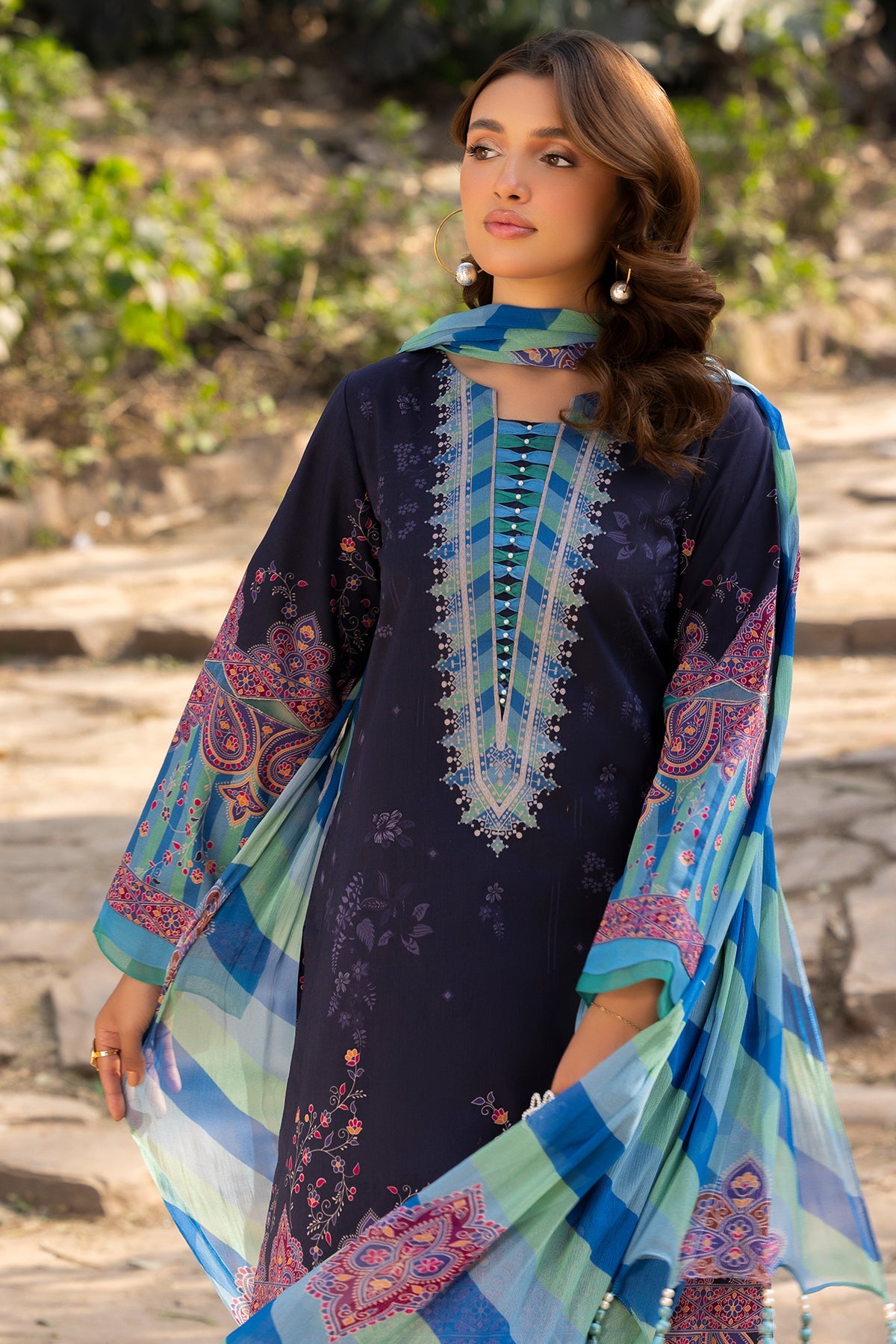 3-PC Unstitched Printed Lawn Collection CP5-20