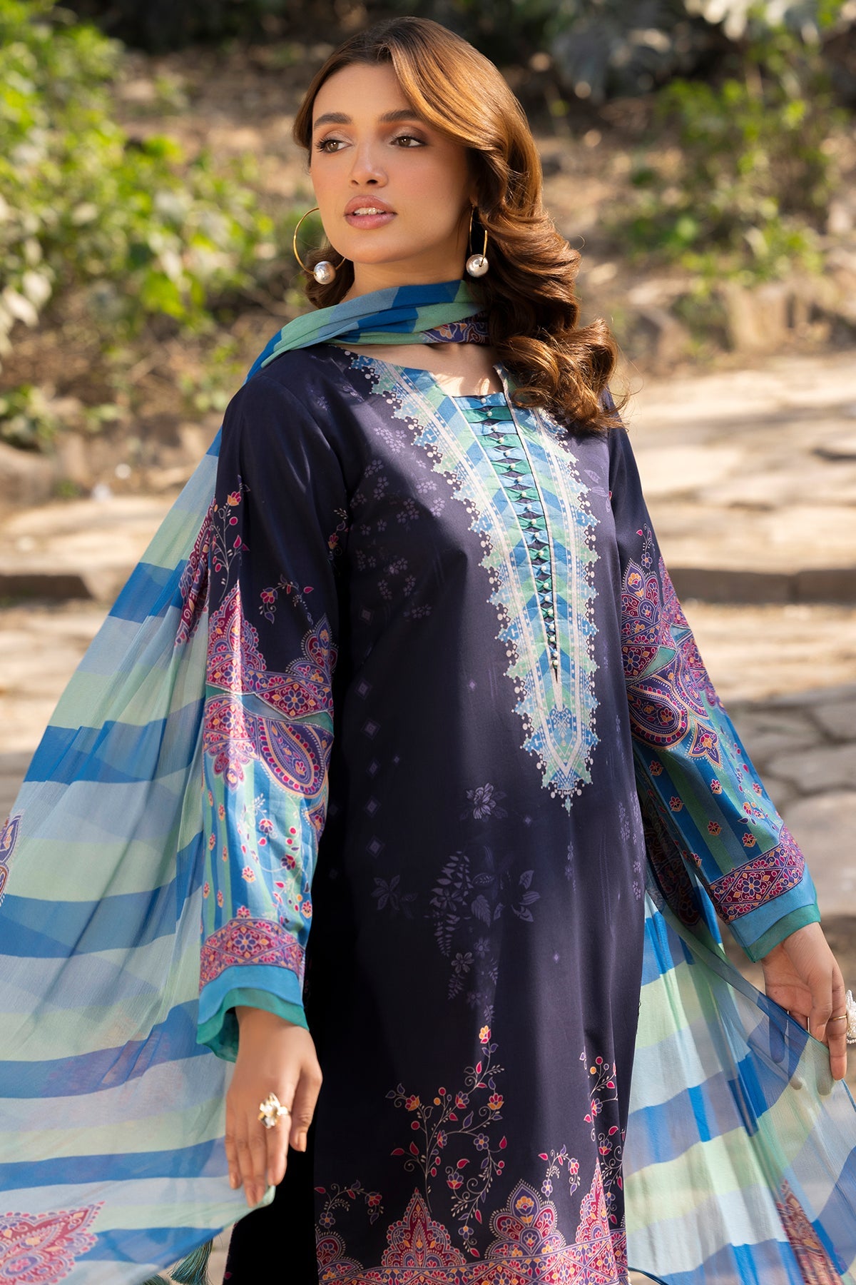 3-PC Unstitched Printed Lawn Collection CP5-20