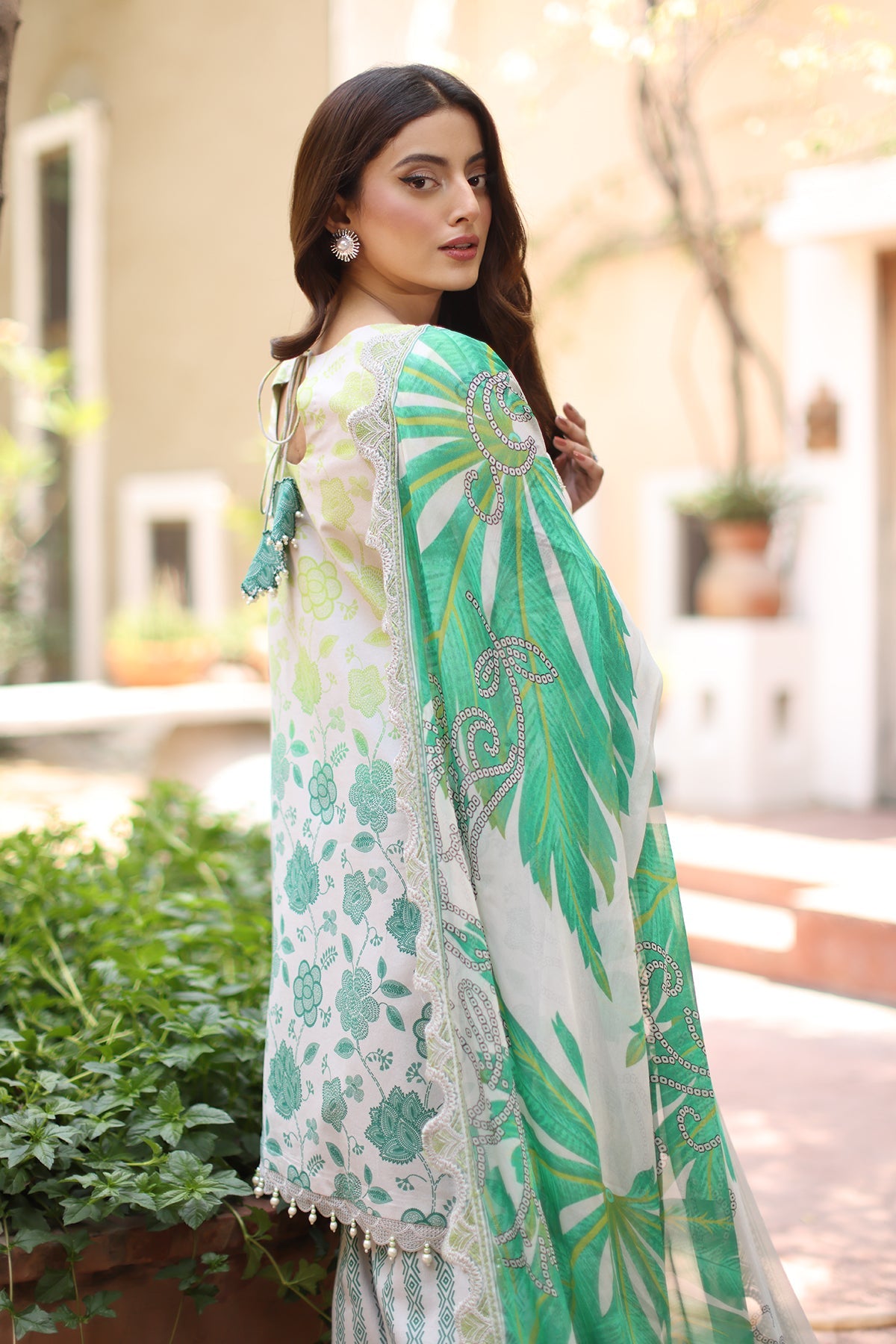 3-PC Unstitched Embroidered Lawn Collection CB5-09