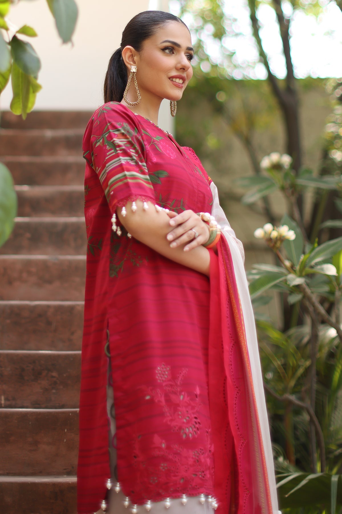 3-PC Unstitched Embroidered Lawn Collection CB5-05