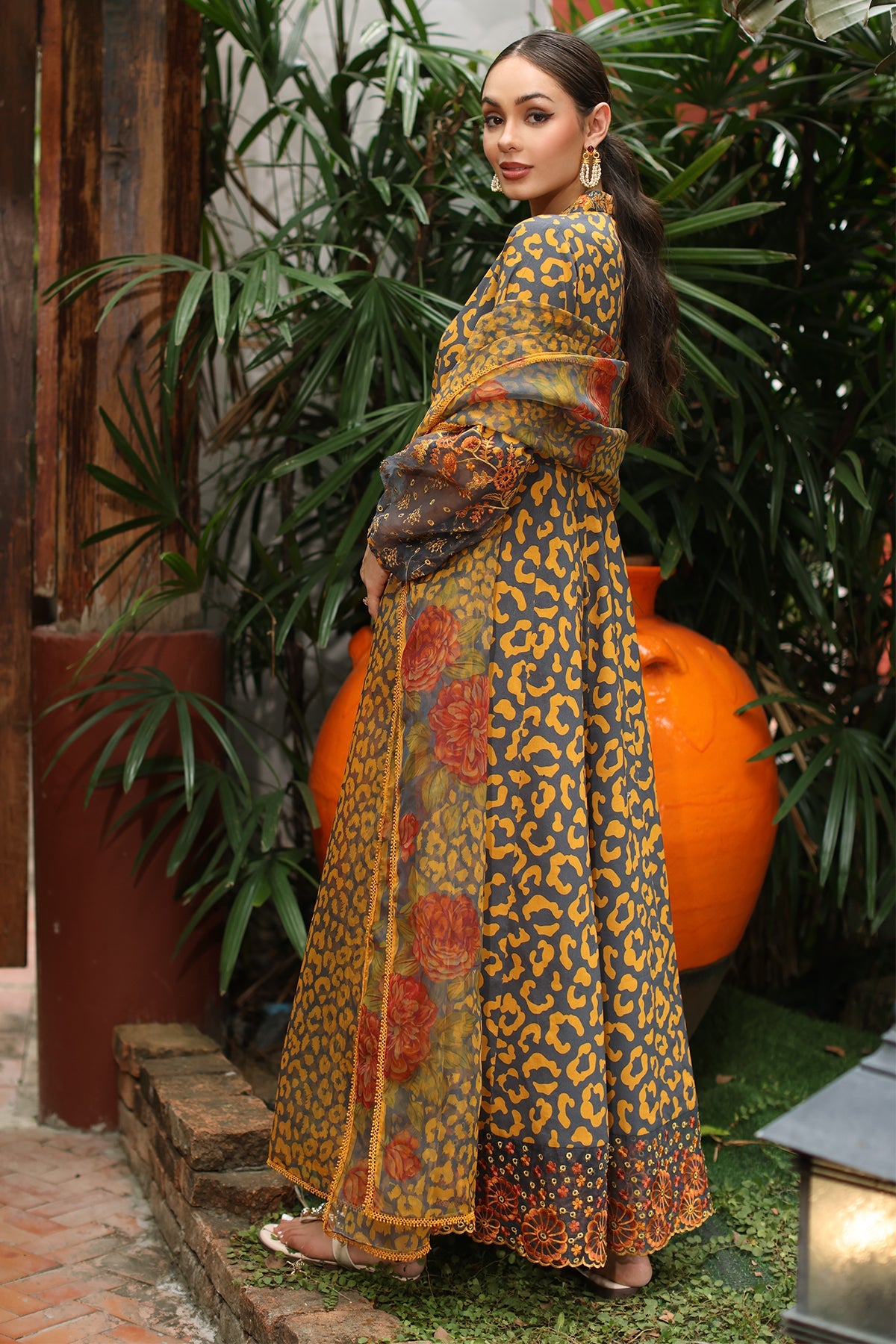 2-PC Embroidered Frock Suit CNP-5-103Z