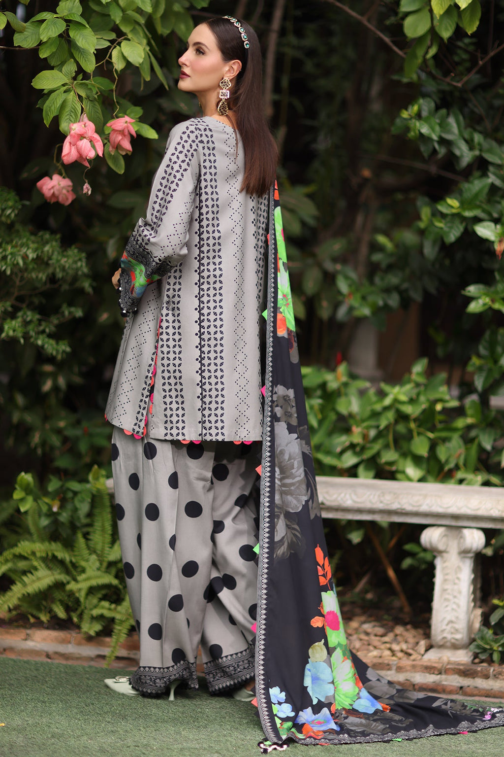 3-Pc Unstitched Printed Staple Suit  AWP5-04