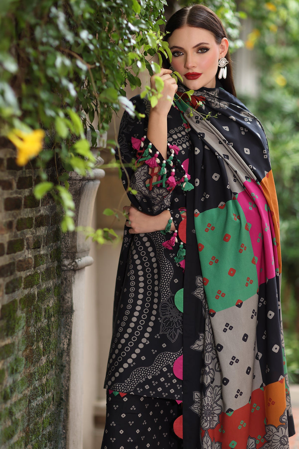 3-Pc Unstitched Printed Staple Suit AWP5-05