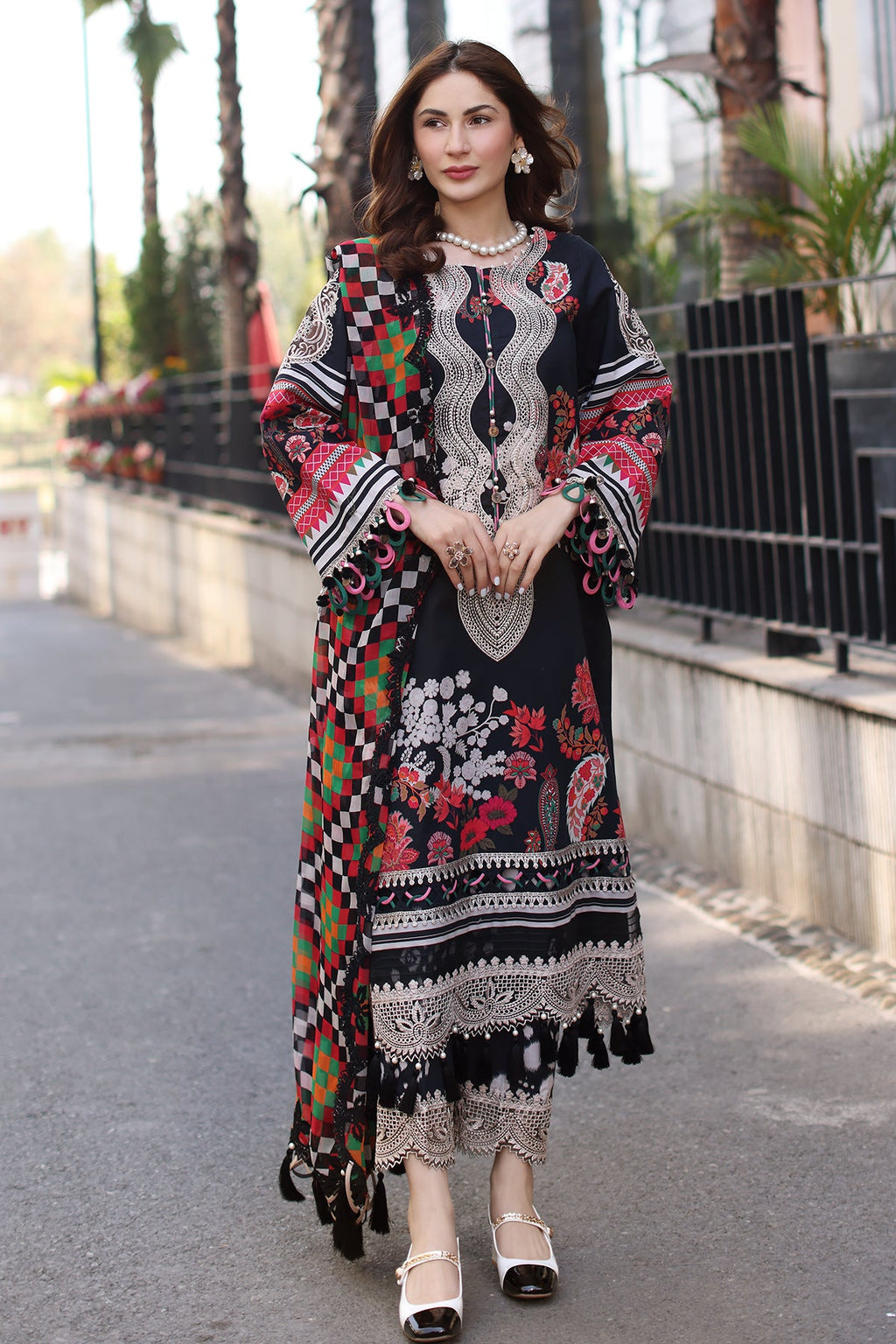 3-PC Unstitched Embroidered Lawn Collection CC5-21