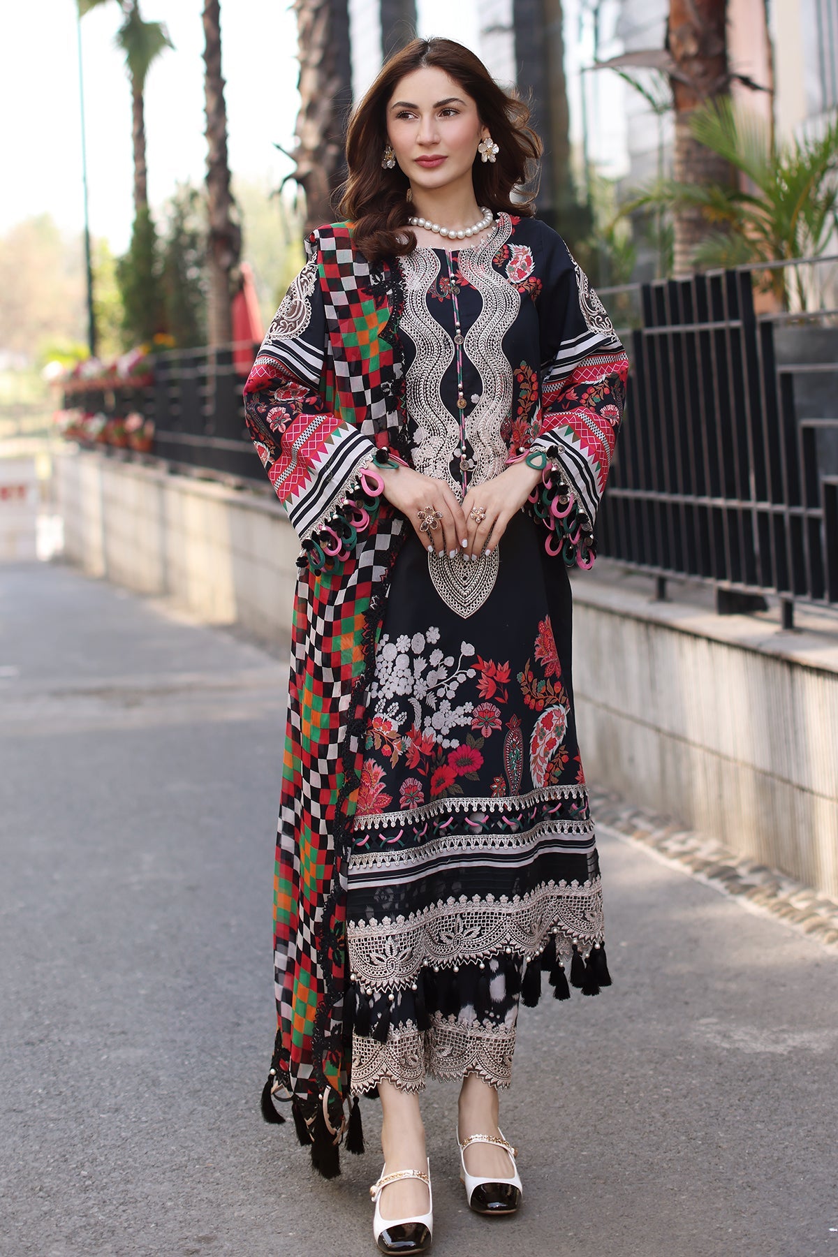 3-PC Unstitched Embroidered Lawn Collection CC5-21