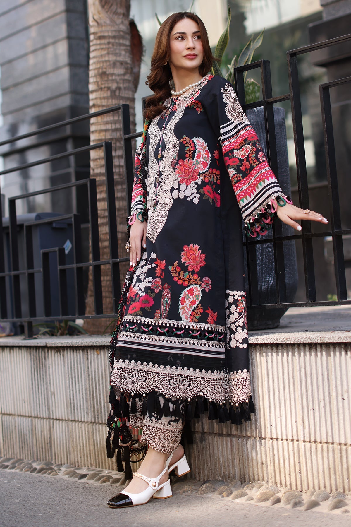 3-PC Unstitched Embroidered Lawn Collection CC5-21