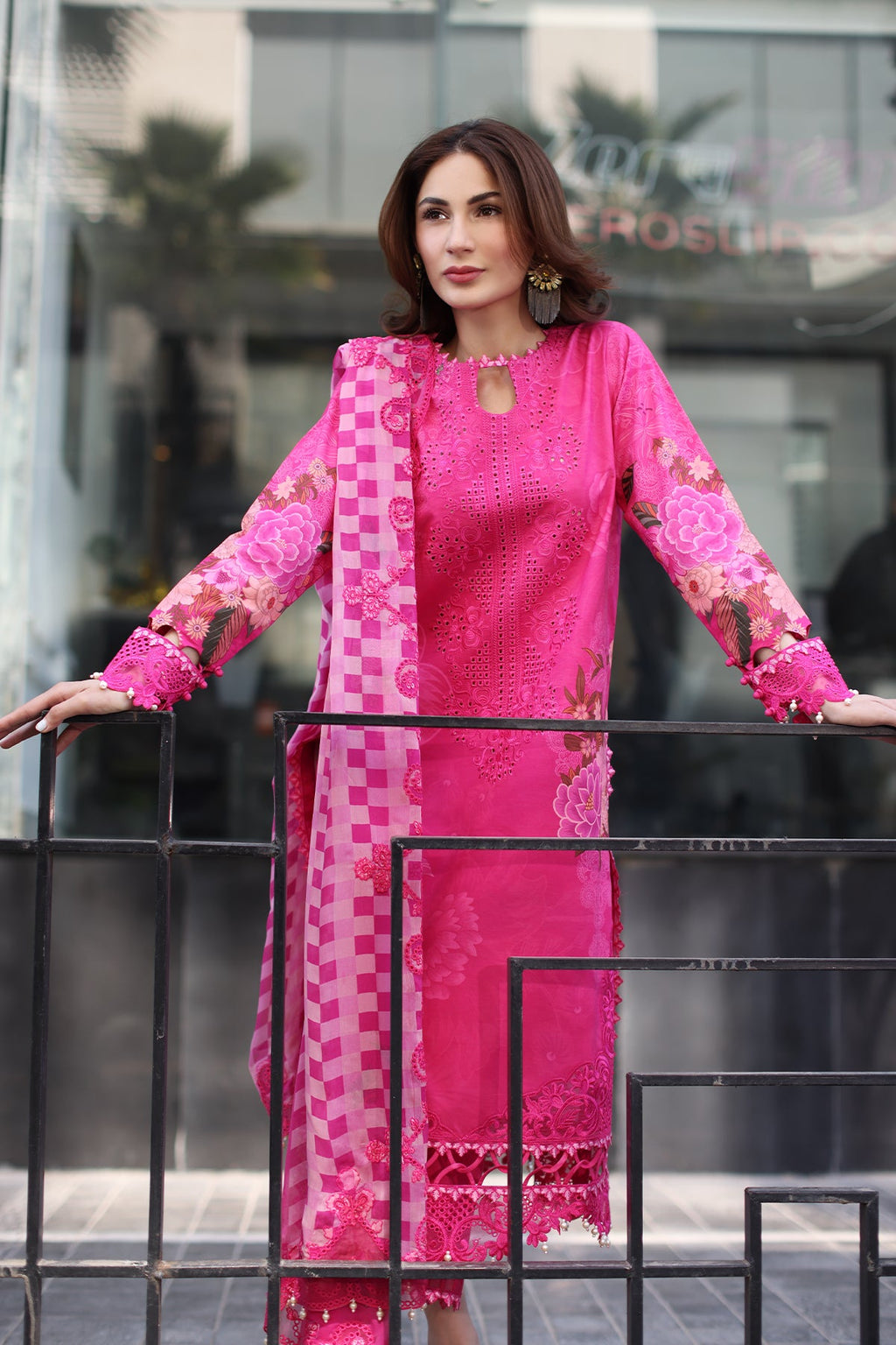 3-PC Unstitched Embroidered Lawn Collection CC5-24